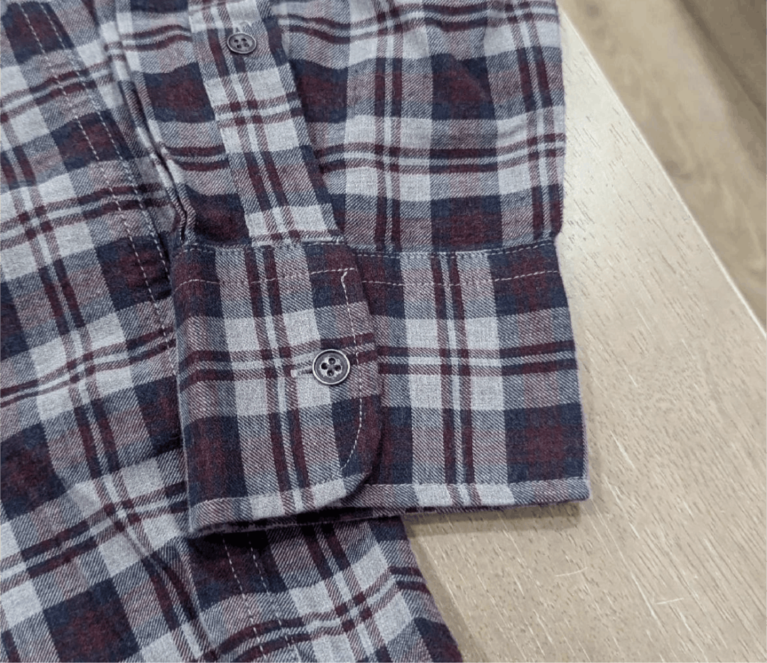 Peter Millar Peter Millar "Maywood" Plaid LS Button Up Shirt Gray 2XL Size US XXL / EU 58 / 5 - 4 Thumbnail