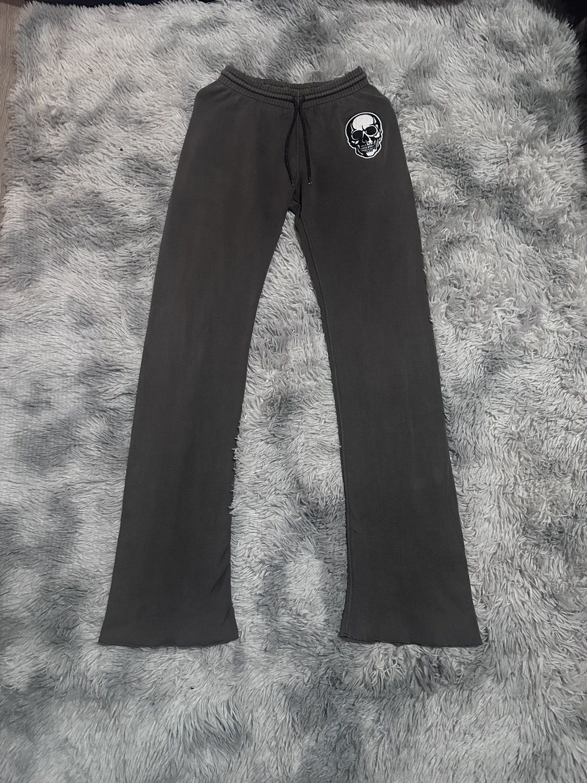 image of Number N Ine Number (N)Ine Double Skull Sweatpants in Brown, Men's (Size 32)