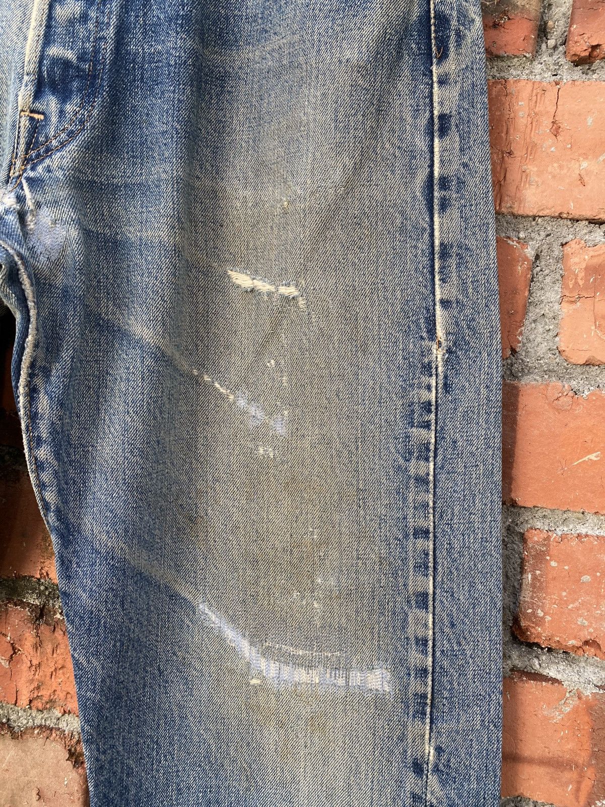 Levi's × Levi's Vintage Clothing × Vintage W33x28.5 Vintage levi's 501 redline 60s big E repaired Size US 33 - 3 Thumbnail