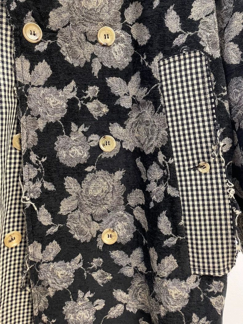 Song For The Mute Song For The Mute Glen Plaid Rose Coat Size 4XL / US 24-26 - 3 Thumbnail