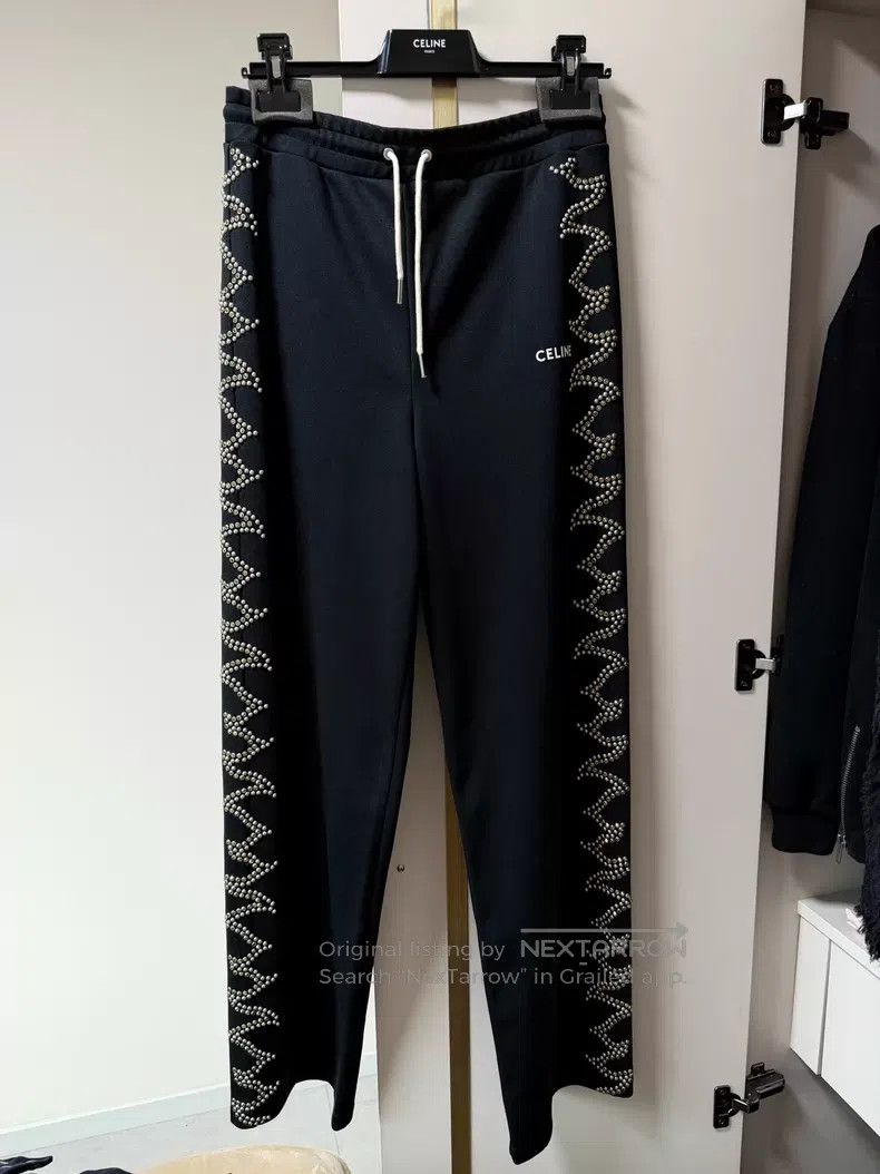 Celine Celine size S Four Claws Studs Diamond Logo Casual Pants i Size US 27 - 1 Thumbnail