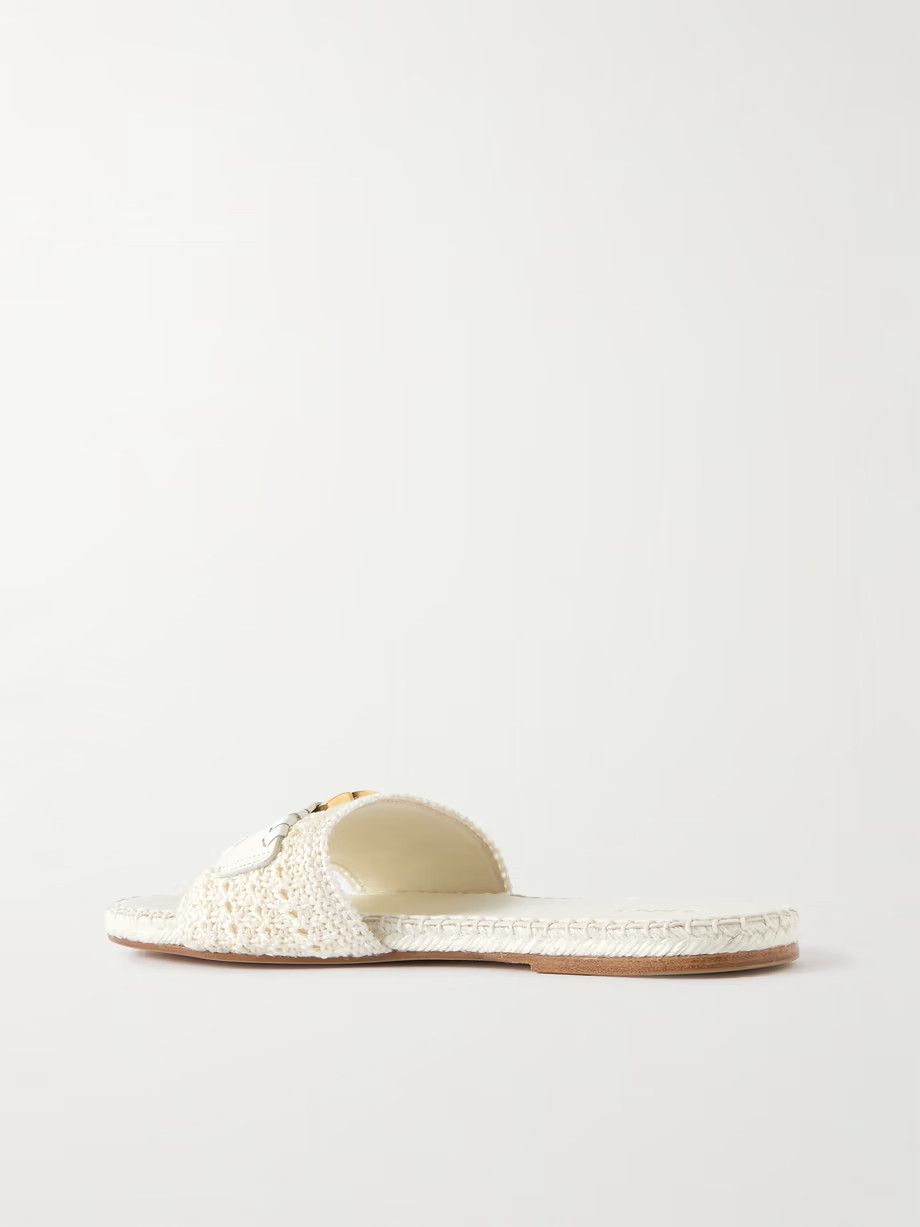 Chloe oc11z0625 Marcie Crocheted Slides in White Size US 8 / IT 38 - 3 Thumbnail