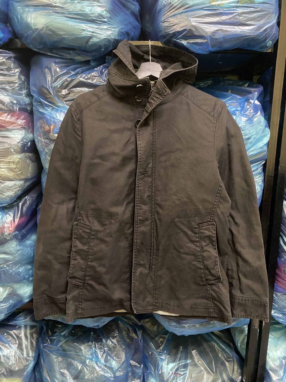 United Arrows United Arrows Rhythm of Life Black Cotton Blend Field Jacket Size US S / EU 44-46 / 1 - 1 Thumbnail