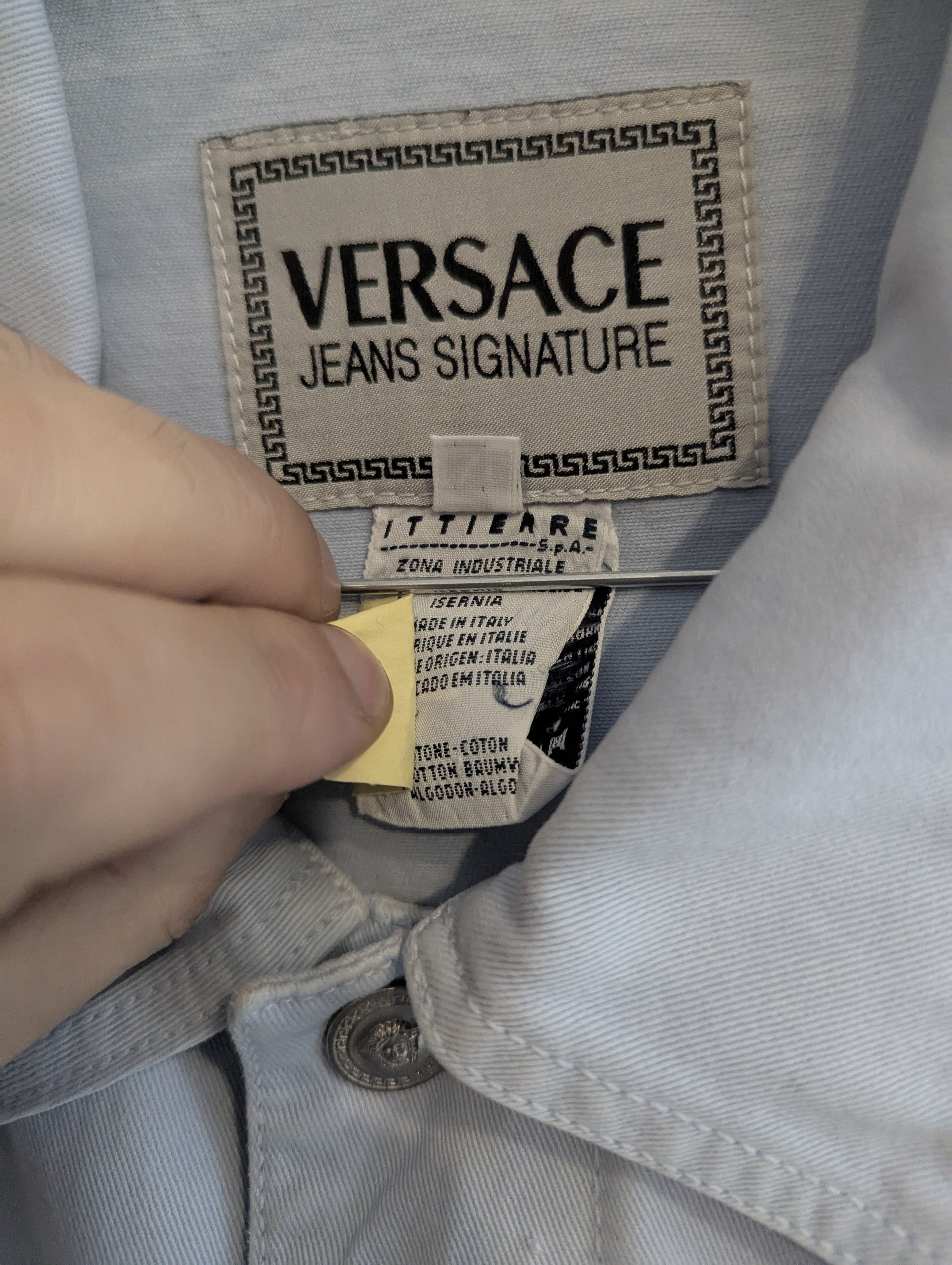 Versace Jeans Couture Versace jeans baby blue jacket Size US L / EU 52-54 / 3 - 6 Thumbnail