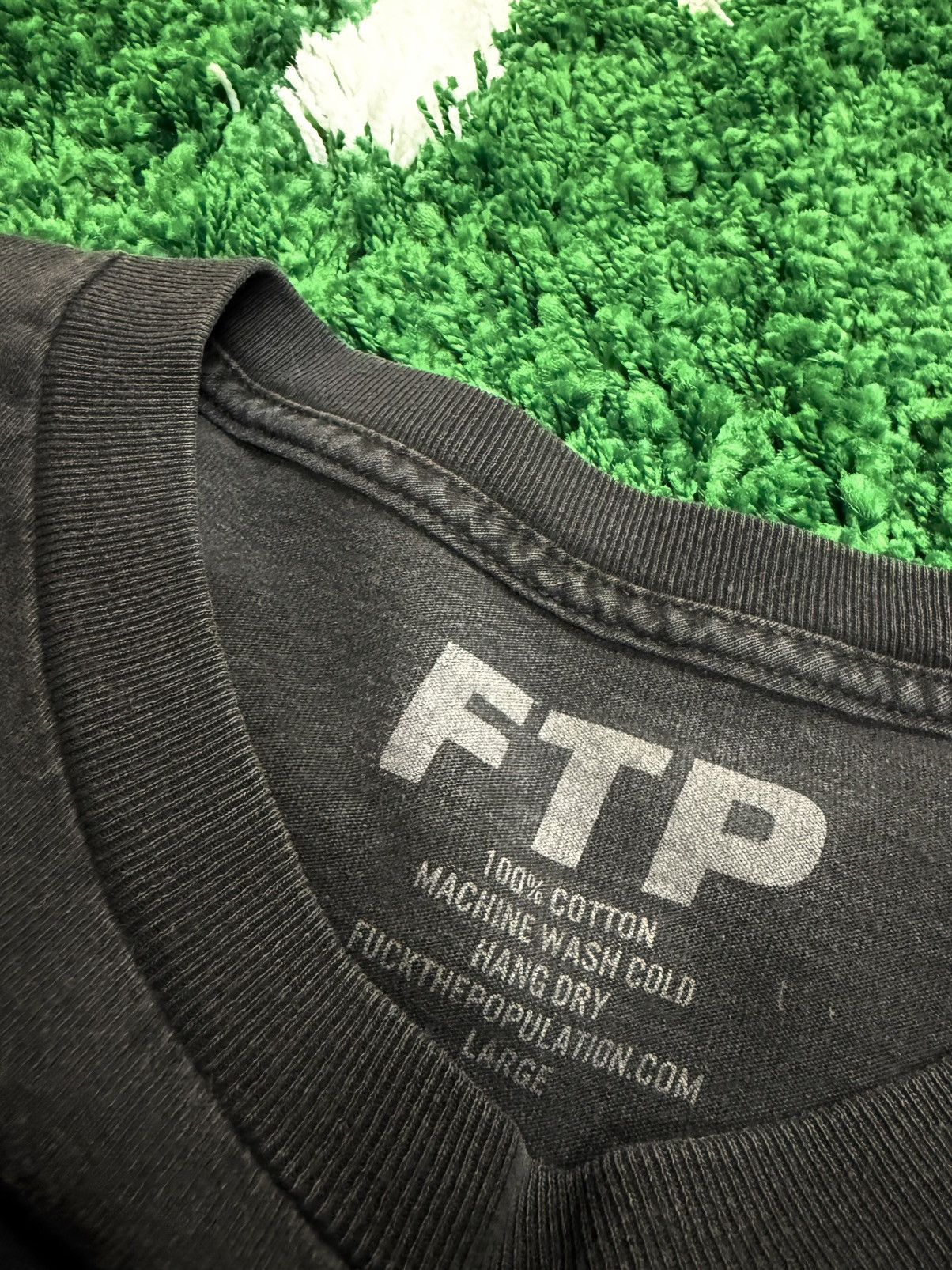 OG Fuck The Population Glock Logo Tee Black Medium