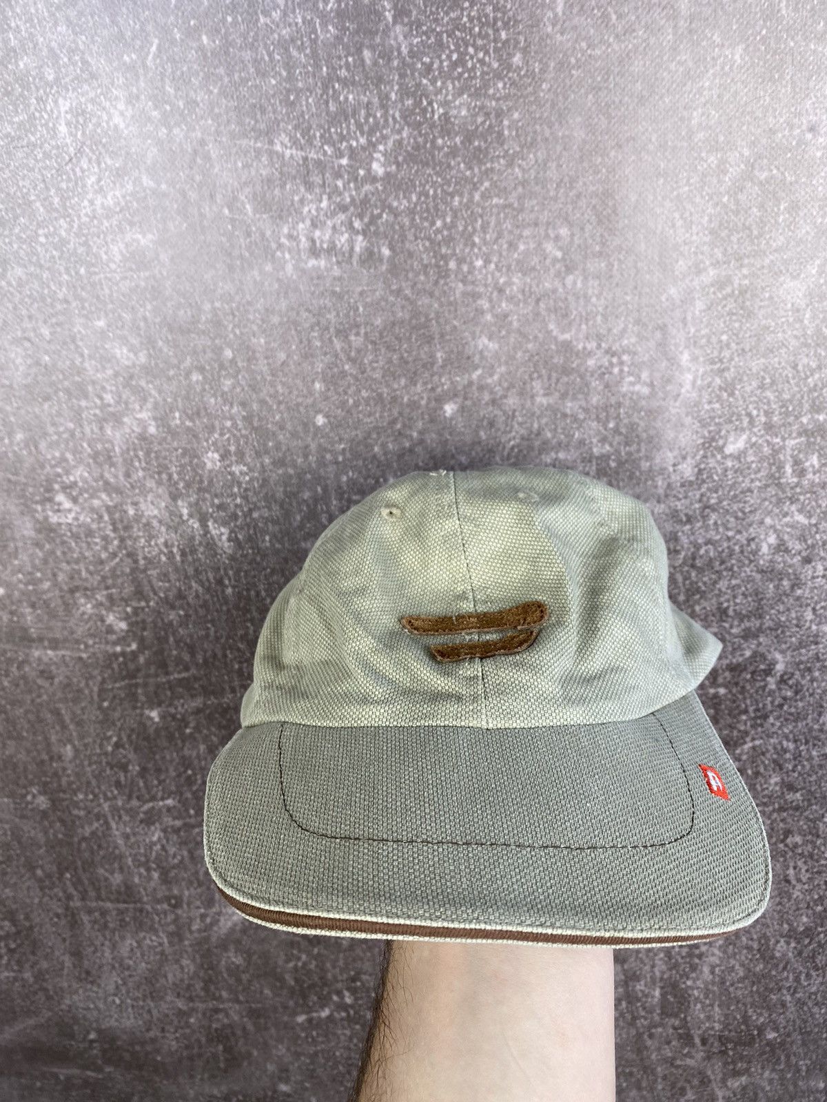 Diesel × Vintage Vintage Y2K Faded Distressed Diesel Denim Cap Hat Big Logo Size ONE SIZE - 2 Thumbnail