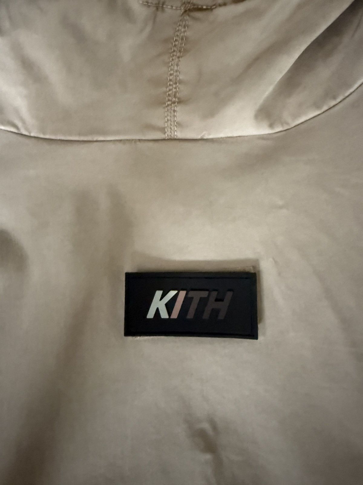 Kith KITH Medium Beige Zip Hoodie Logo Velcro Jacket Size US M / EU 48-50 / 2 - 2 Thumbnail