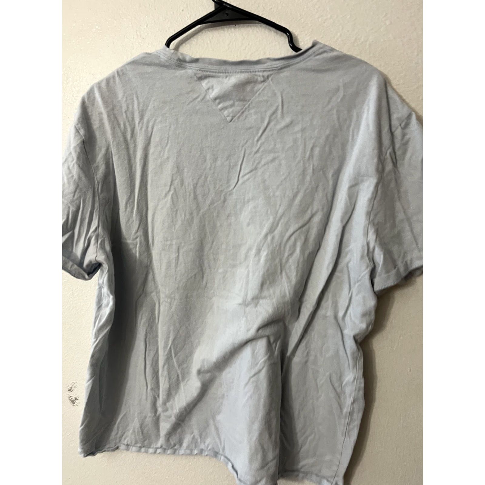 Tommy Hilfiger Tommy Hilfiger Mens T-Shirt XL Crew Neck Short Sleeve Blue Solid Pocket Logo Size US XL / EU 56 / 4 - 2 Thumbnail