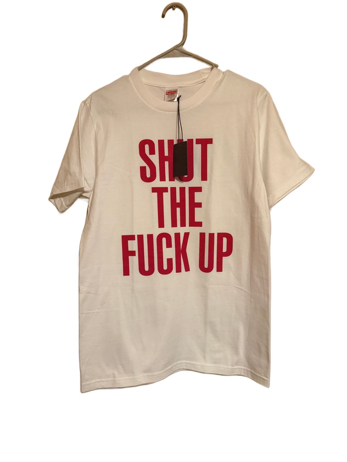 Number (N)ine × Supreme supreme number (n)ine shut the f*ck up tee