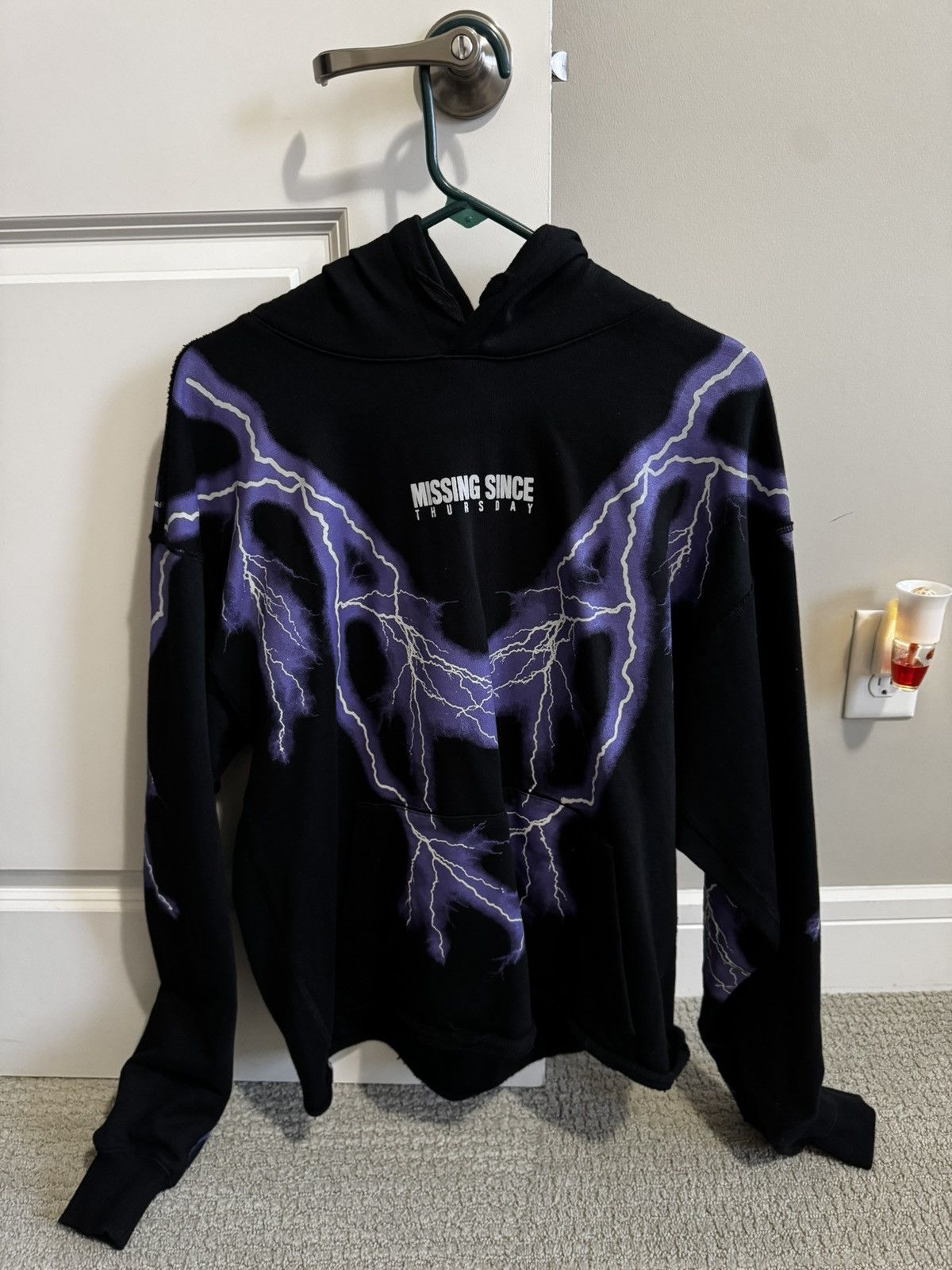 Missing Since Thursday MST Lightning Hoodie Purple Grailed