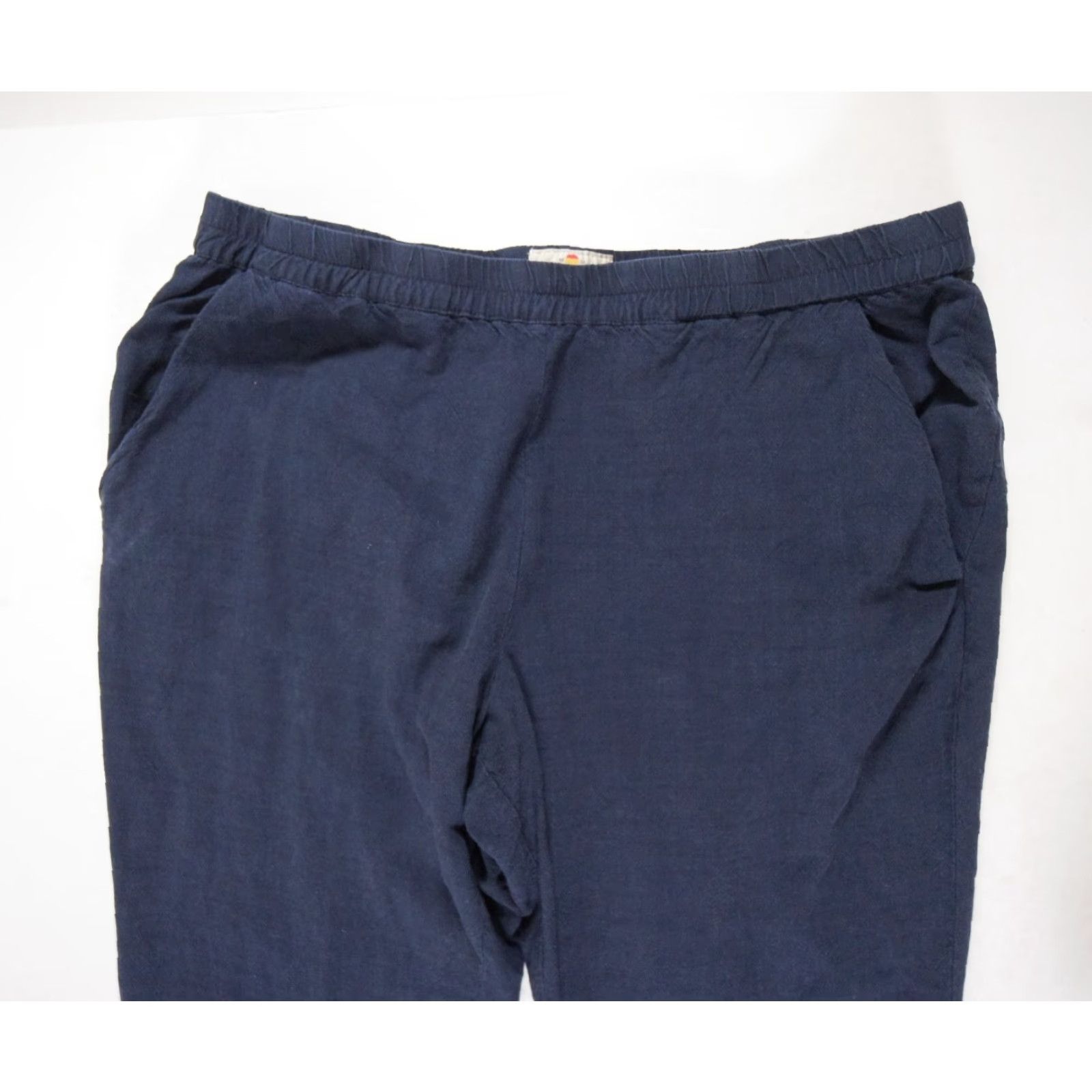 Marine Layer VINTAGE Marine Layer Women's Pants L Blue Tencel Spandex Casual Travel Straight Inseam 25" Size 36" / US 14 / IT 50 - 2 Thumbnail