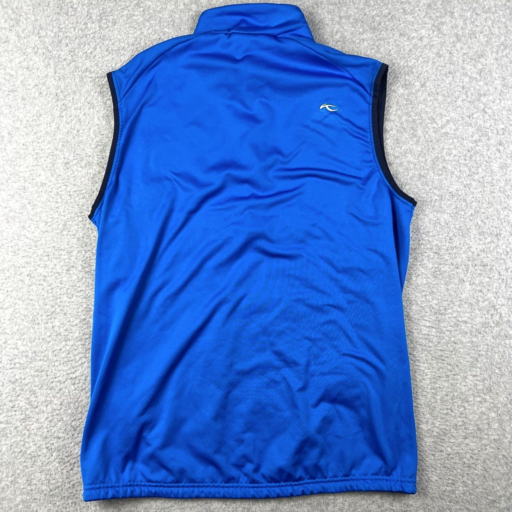 KJUS KJUS Vest Golf Mens Medium Blue Stretch Diamond Fleece Half Zip Pullover 50 Size US M / EU 48-50 / 2 - 2 Thumbnail