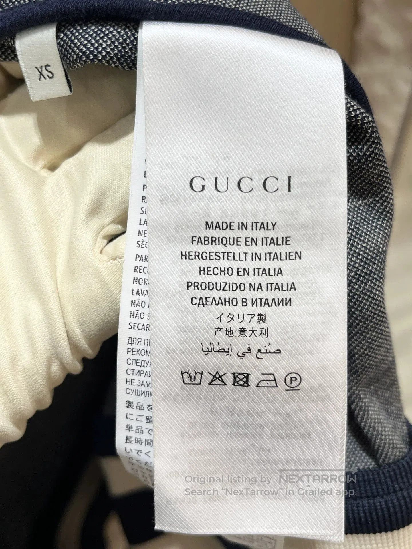 Gucci Blue GG Pattern Zip-Up Light Jacket XS. Size US XS / EU 42 / 0 - 4 Thumbnail