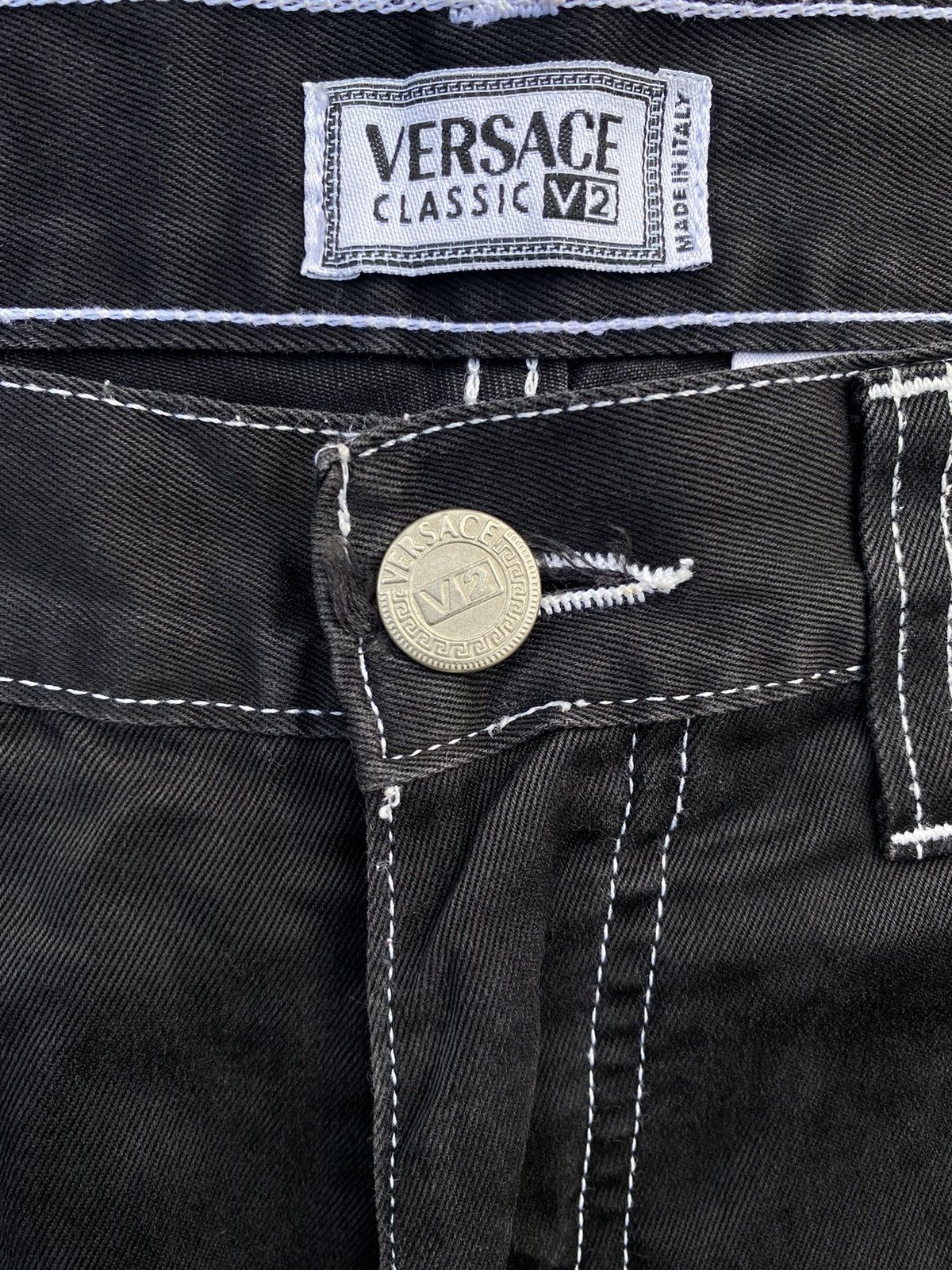 Versace × Vintage Vintage Versace Size US 27 - 7 Thumbnail