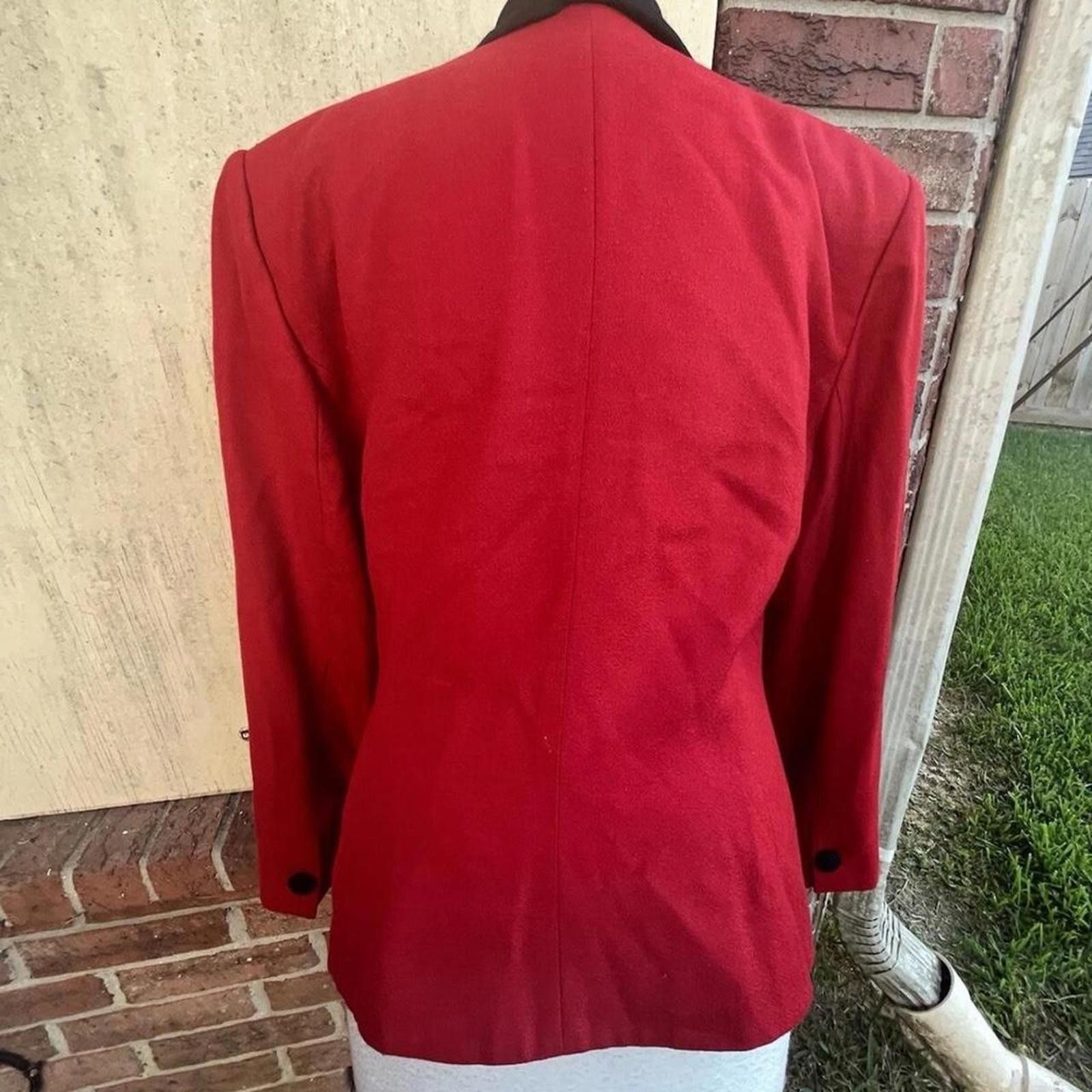 Other Red and black vintage western blazer #westernwear Size L / US 10 / IT 46 - 2 Thumbnail
