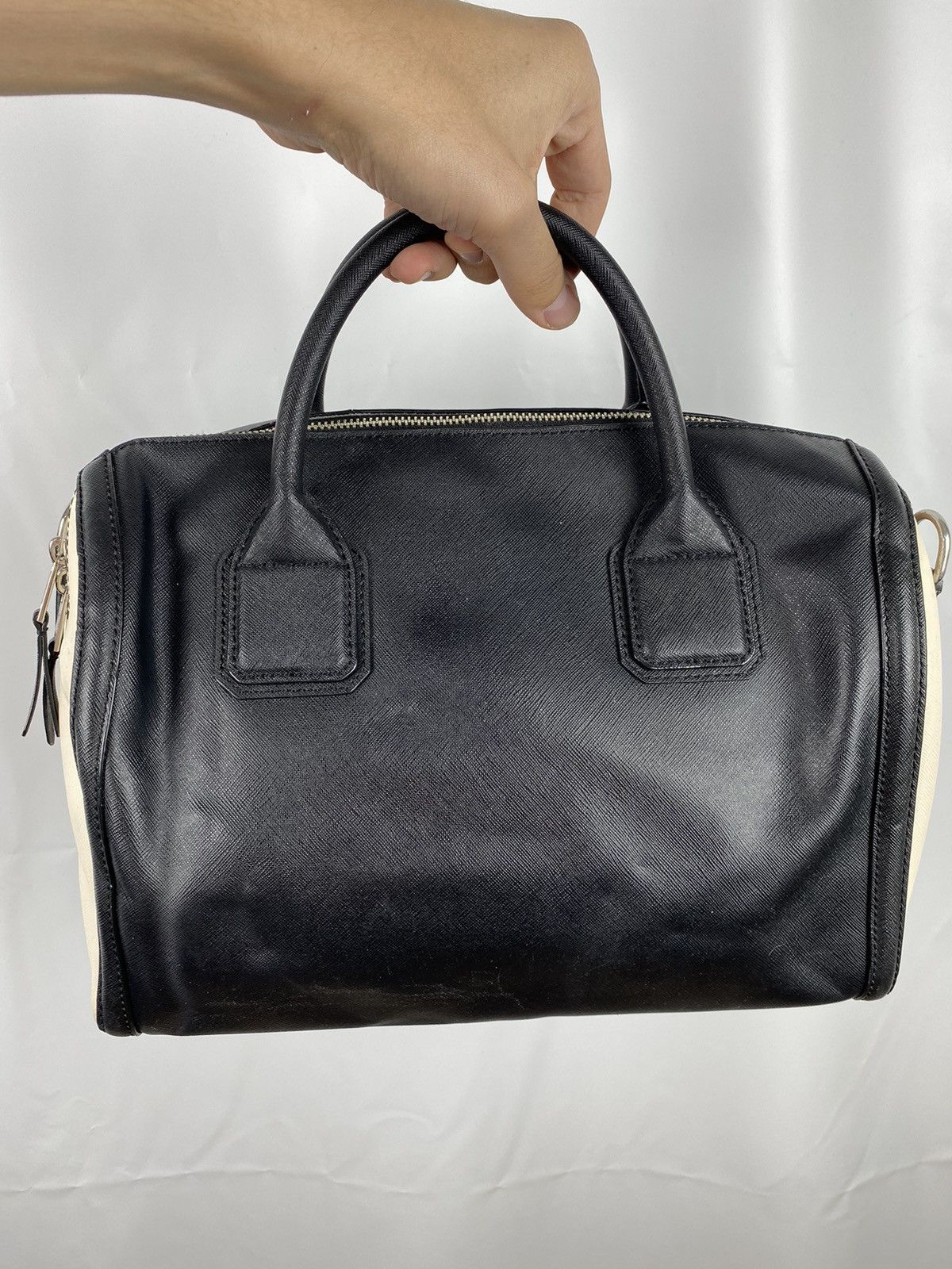 Karl Lagerfeld Karl Lagerfeld Saffiano Leather Logo Handbag Size ONE SIZE - 4 Thumbnail