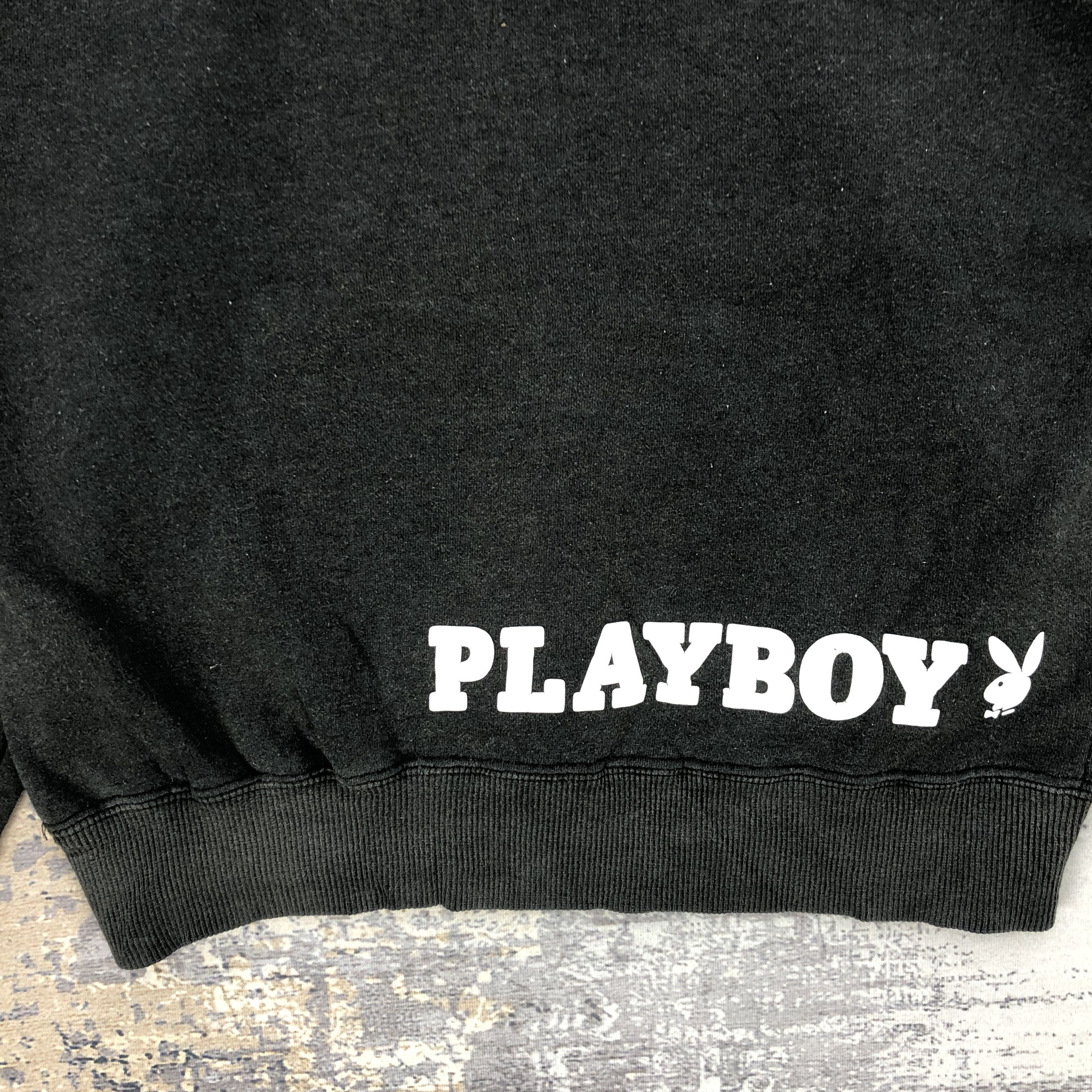 Vintage 90s Playboy Hoodie Sweater Playboy Hooded Sweatshirt