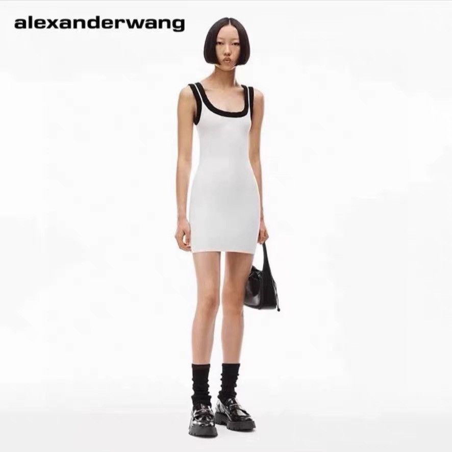 Alexander Wang Alexander Wang Knitted Tank Dress K31 Size S / US 4 / IT 40 - 4 Thumbnail