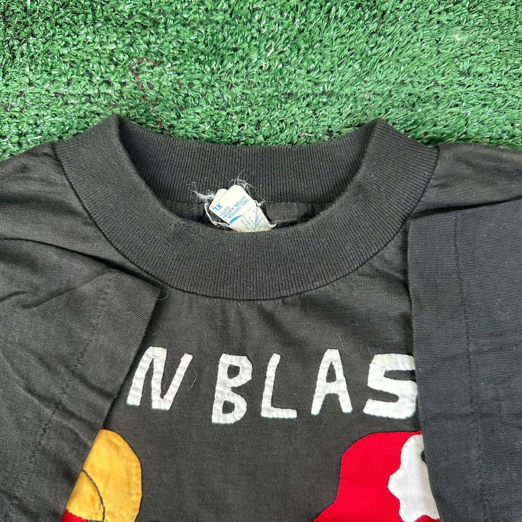Vintage Vintage 80s San Blas Panama Parrot Applique T-Shirt Black XL Size US XL / EU 56 / 4 - 5 Thumbnail