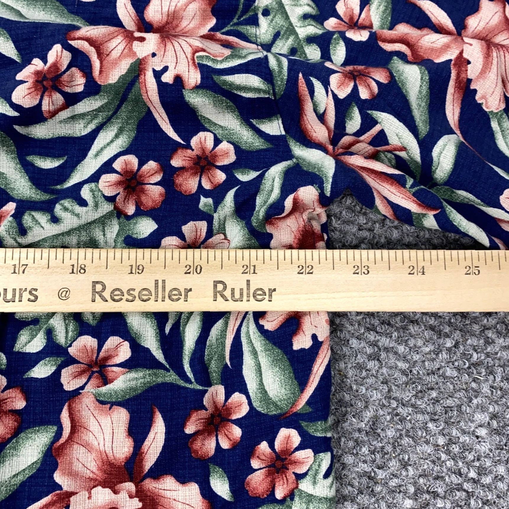 Banana Cabana Shirt Mens Large Blue Floral Hawaiian Silk Lightweight Casual Shirt