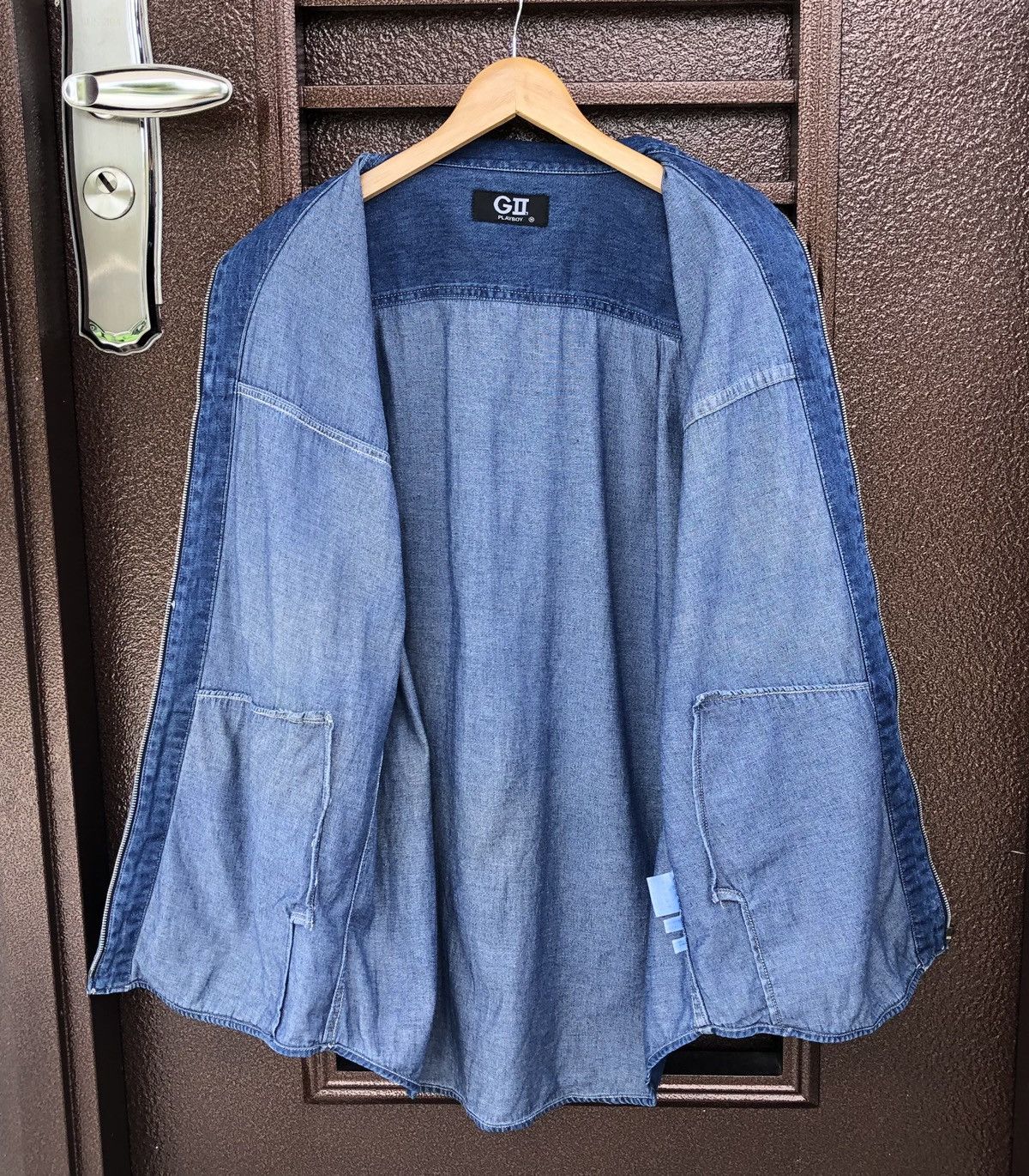 Playboy Vintage Playboy GII Denim Zipper Jacket Size US M / EU 48-50 / 2 - 8 Thumbnail