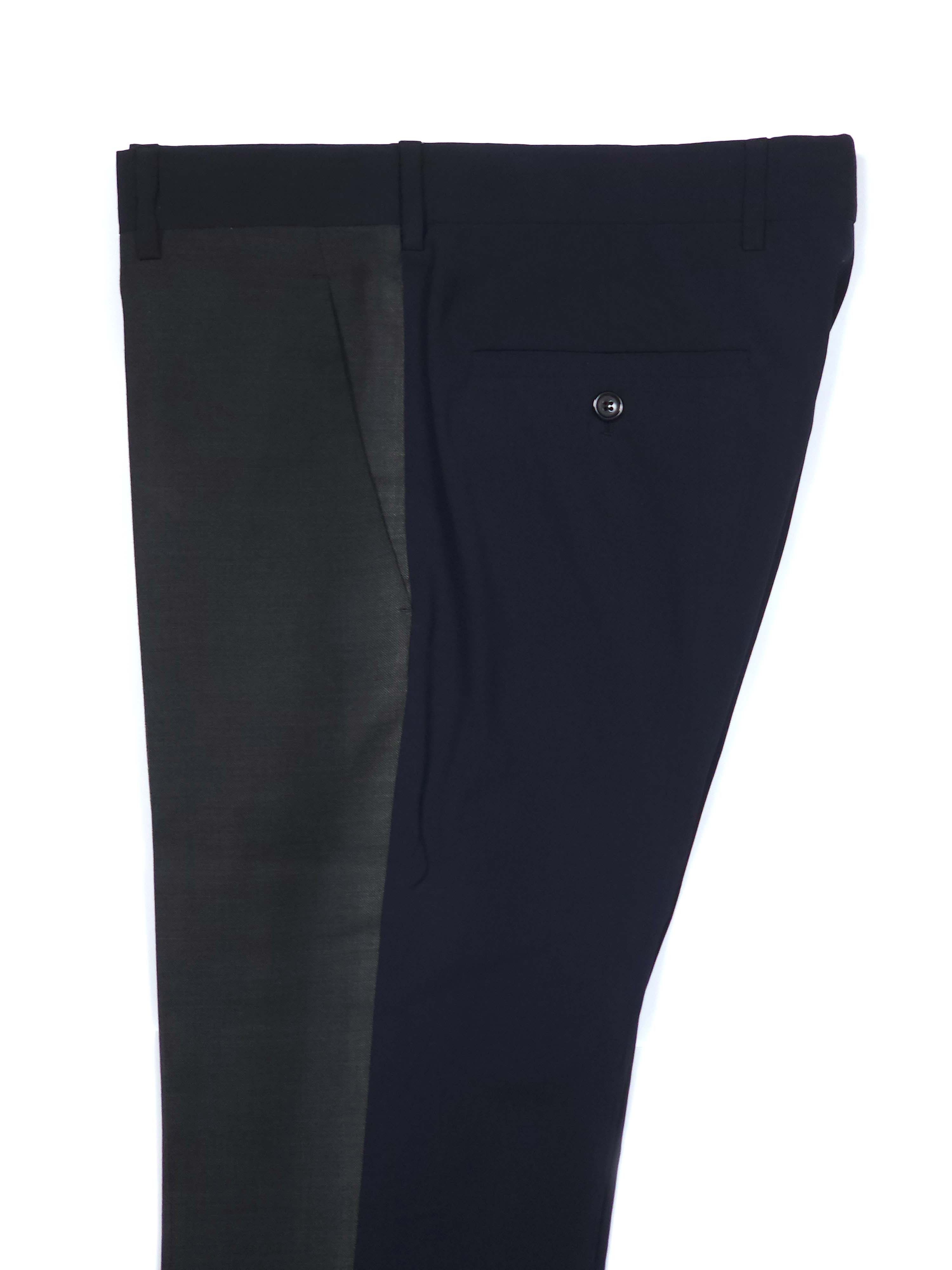 Prada Bicolor Charcoal Navy Virgin Wool Pants Size US 32 / EU 48 - 6 Thumbnail