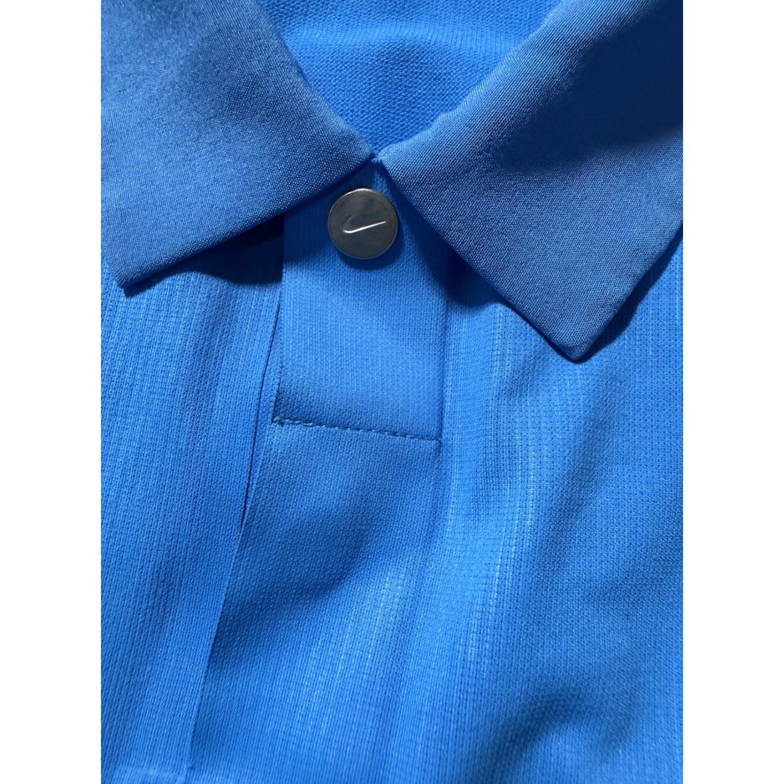 Nike VINTAGE Nike Tiger Woods Collection Golf Polo Shirt Mens M Blue Dri-Fit Snap Button Polo Golf Shirts Men Medium Blue Nike Dri-Fit Tigers Woods Size US M / EU 48-50 / 2 - 7 Thumbnail