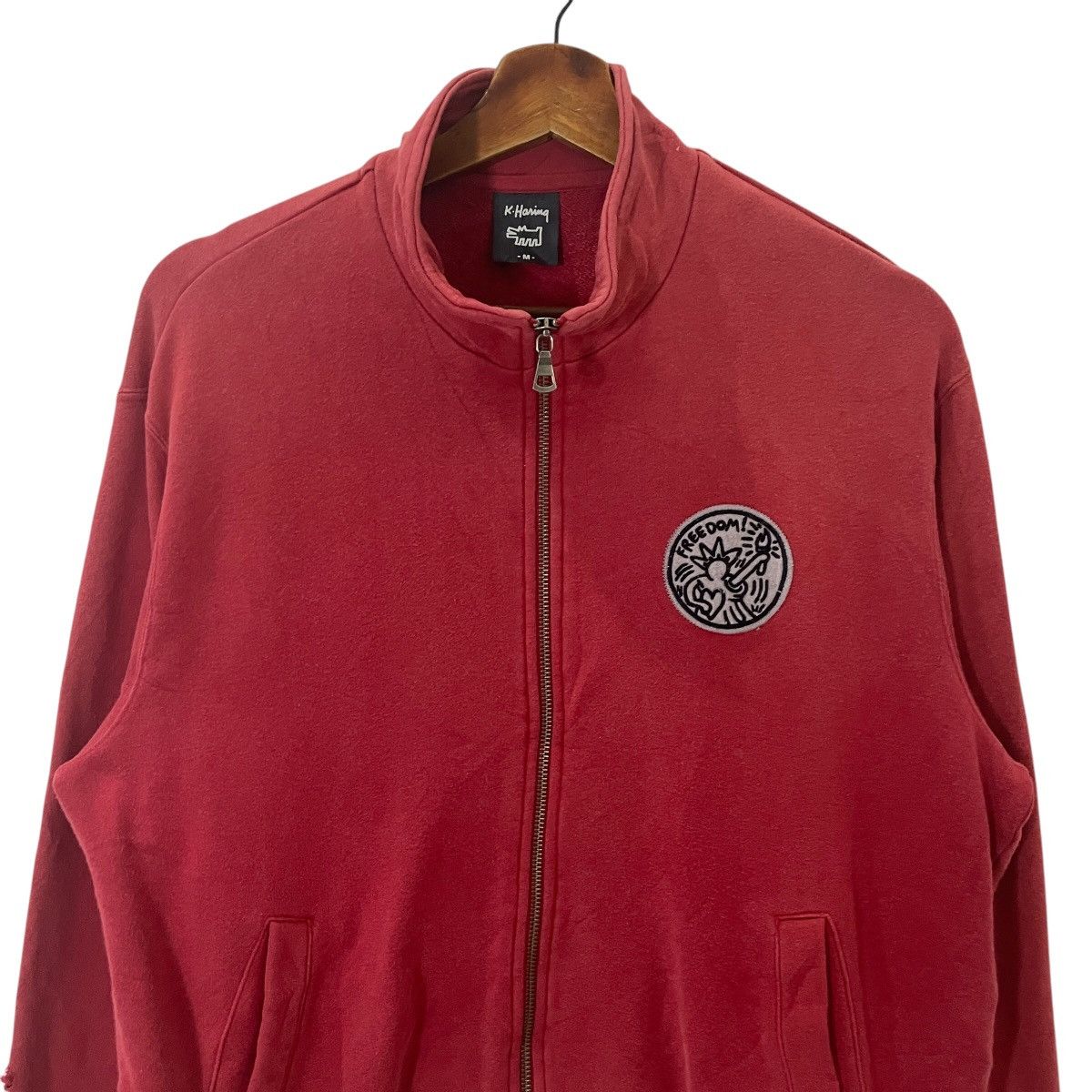 Japanese Brand × Keith Haring Vintage Keith Haring Zipper Ups Sweatshirt Size US M / EU 48-50 / 2 - 2 Thumbnail