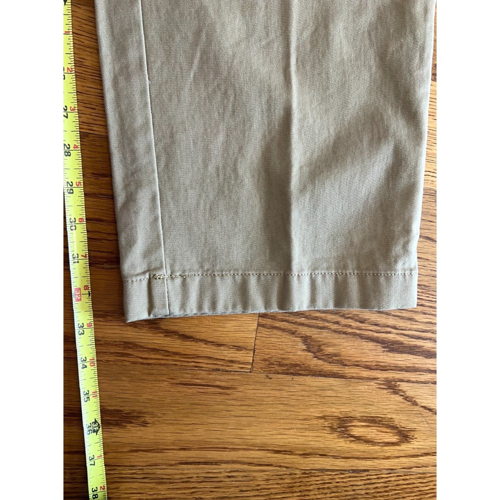 Eddie Bauer VINTAGE Eddie Bauer Men’s Chino Pants Flat Front Business Formal Casual 40x33 Beige Size US 40 / EU 56 - 5 Thumbnail