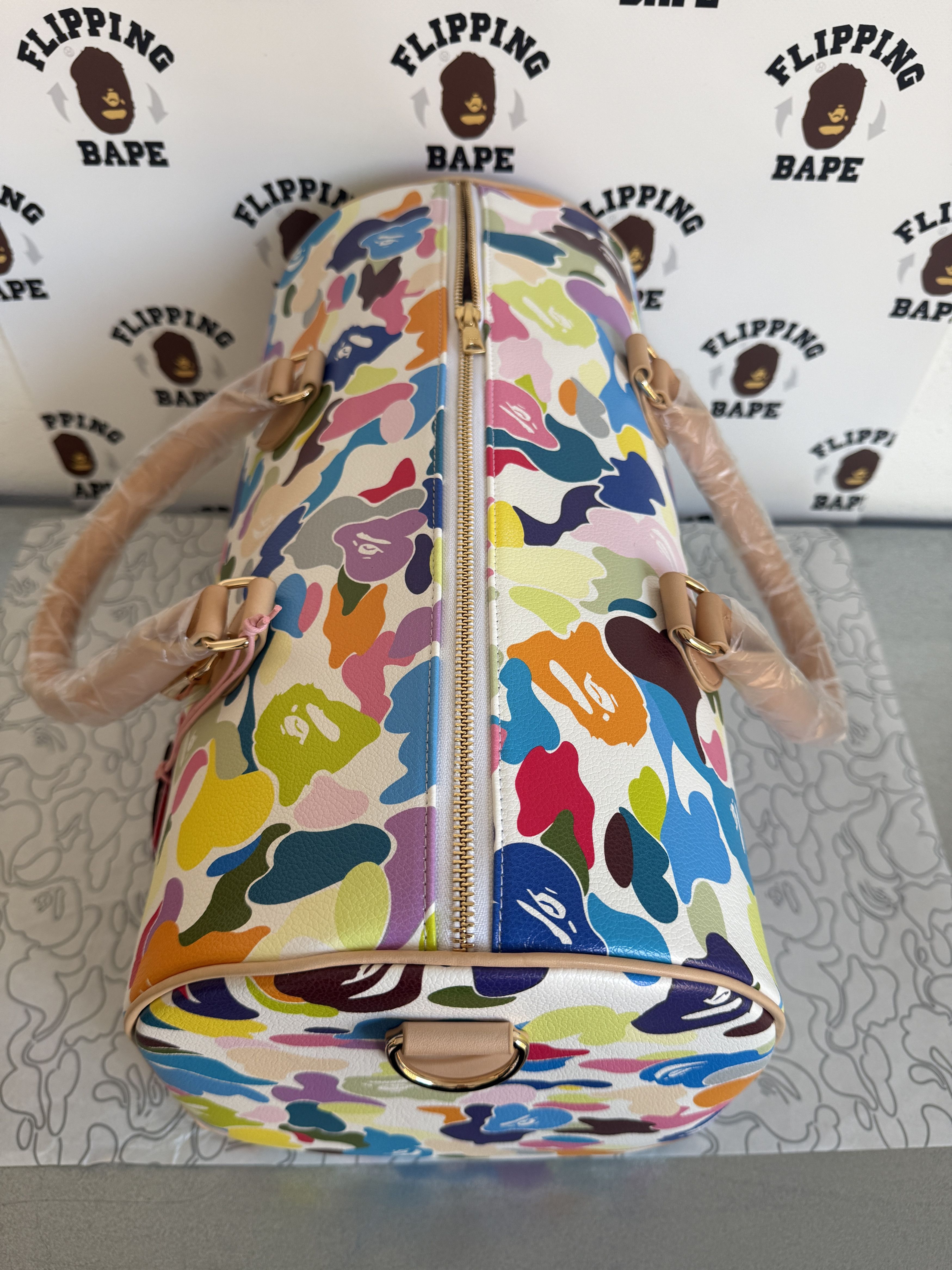 Bape MULTI CAMO BOSTON BAG Size ONE SIZE - 7 Thumbnail