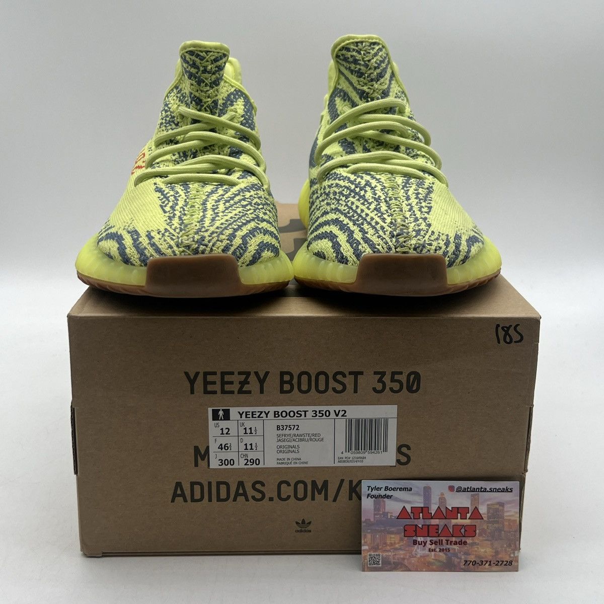Adidas Yeezy boost 350 semi frozen yellow Size US 12 / EU 45 - 2 Thumbnail