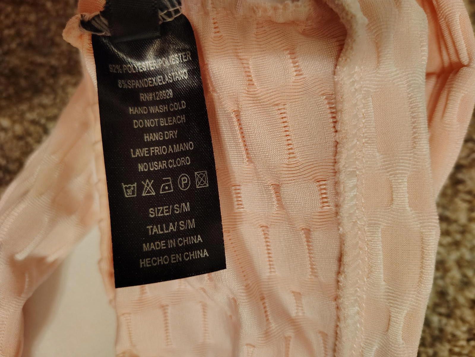 Designer Stylish Pink Crop Top sports bra Workout NWT size S M Size M / US 6-8 / IT 42-44 - 6 Thumbnail