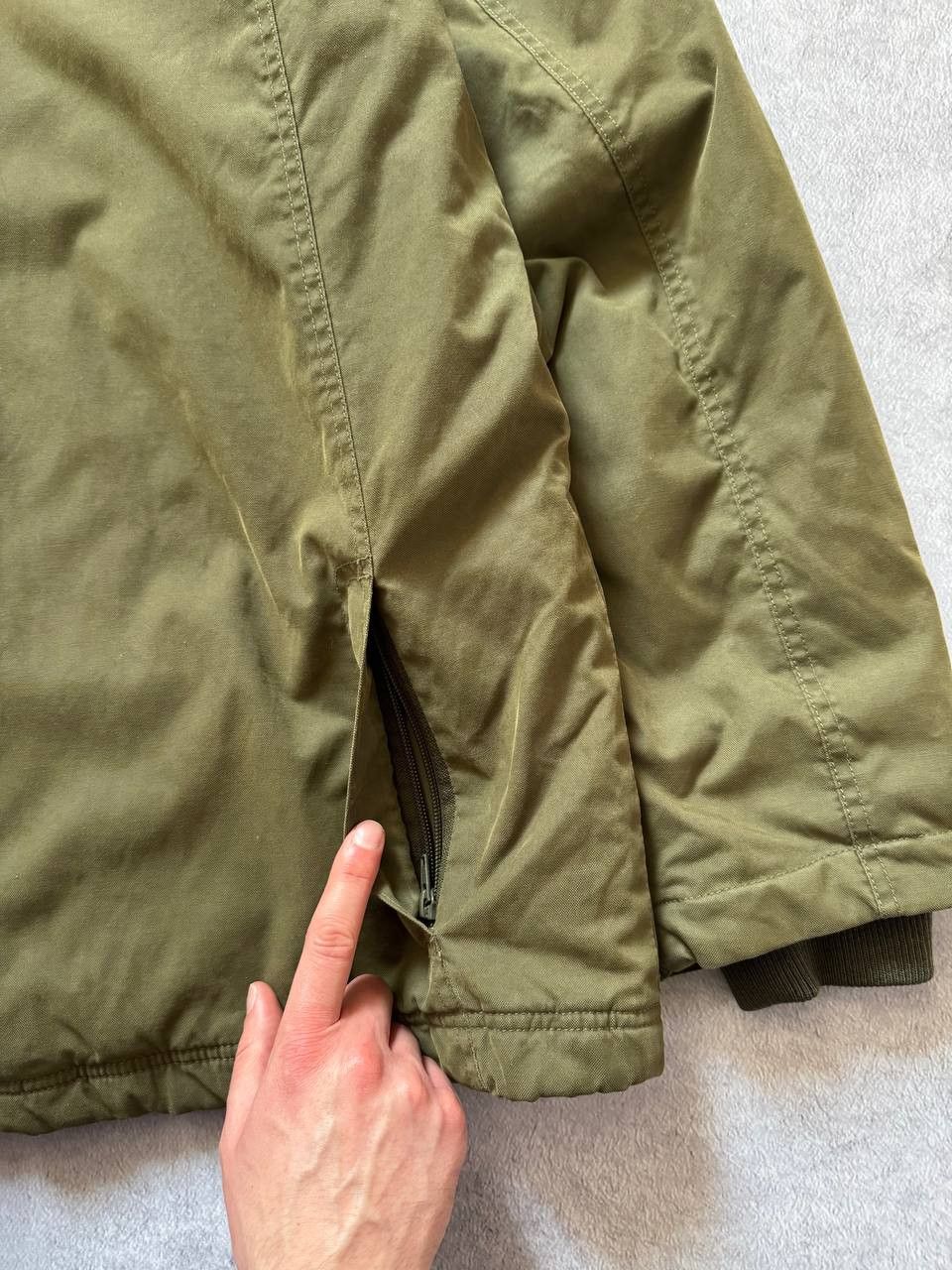 Quiksilver Vintage Quiksilver Olive Green Parka Jacket Fur Hood Size US XL / EU 56 / 4 - 11 Thumbnail