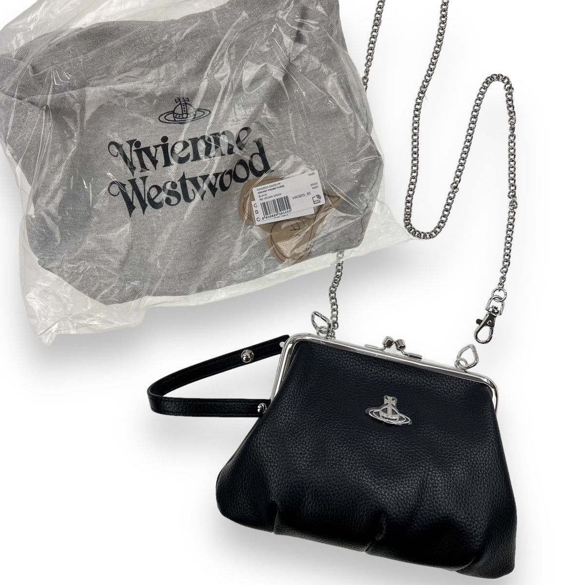 Vivienne Westwood Vivienne Westwood Granny Fame Re-Vegan Grain Leather Purse Size ONE SIZE - 3 Thumbnail