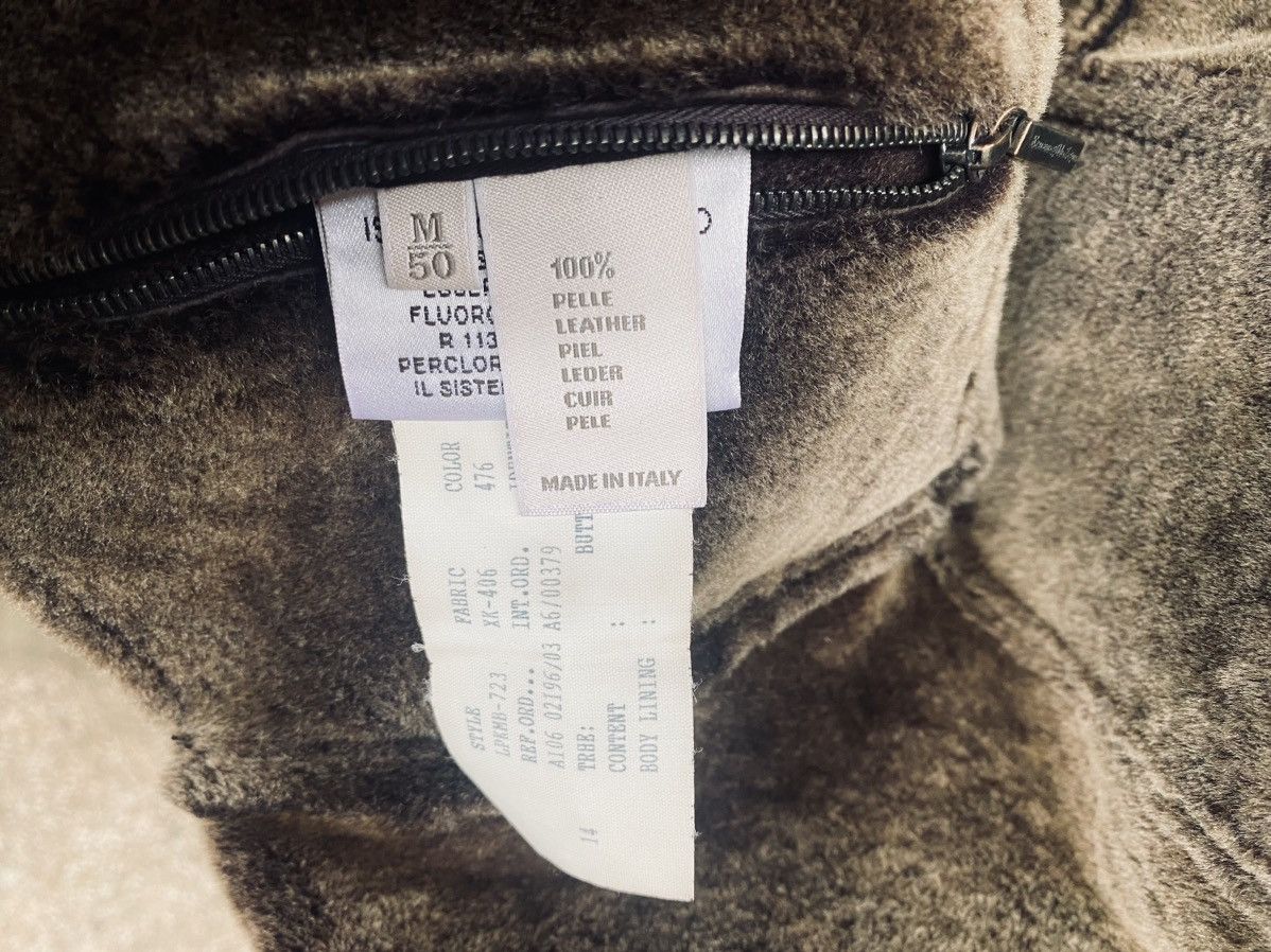 Ermenegildo Zegna Zegna 🇮🇹 brown suede full Sherpa lined car coat 50 VGC Size US M / EU 48-50 / 2 - 10 Thumbnail