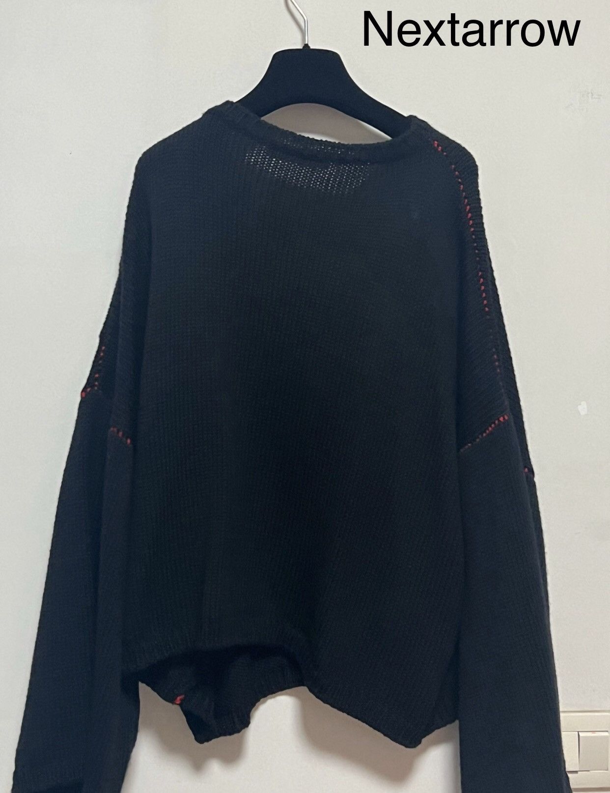 Raf Simons Raf Simons black silhouette sweater 2412-Nextarrow Size US M / EU 48-50 / 2 - 2 Thumbnail