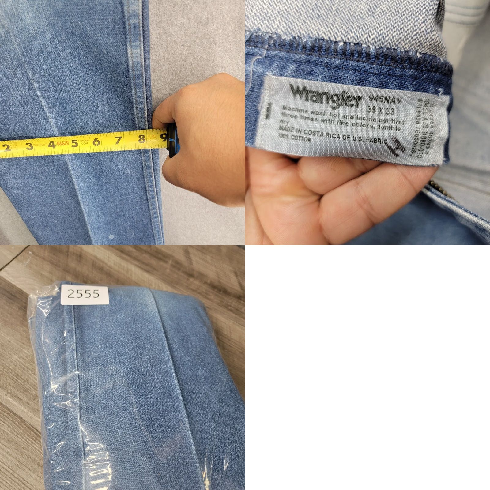 Wrangler Wrangler Jeans Boot Cut 945NAV 38 x 33 Men Denim Blue Bootscut Cowboys Western Workwear Size US 38 / EU 54 - 10 Thumbnail