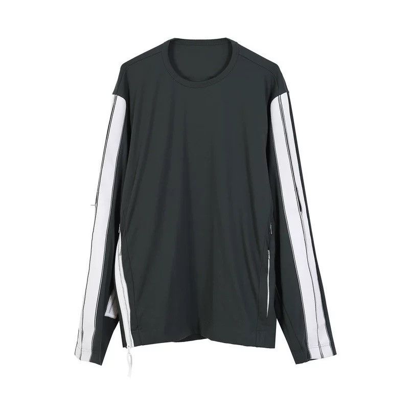 Other Dark Green Long Sleeve Top w/ White Stripe Detail – Size L Size US L / EU 52-54 / 3 - 1 Thumbnail