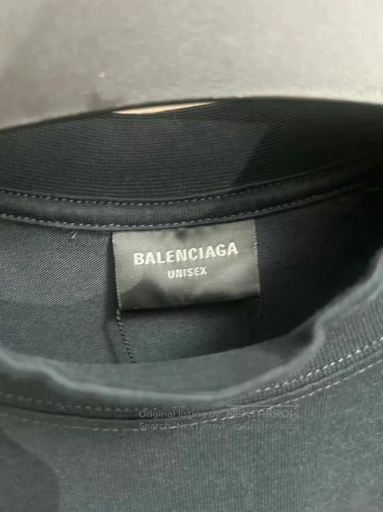 Balenciaga Balenciaga BB Logo Short Sleeve T-shirt. Size US L / EU 52-54 / 3 - 3 Thumbnail