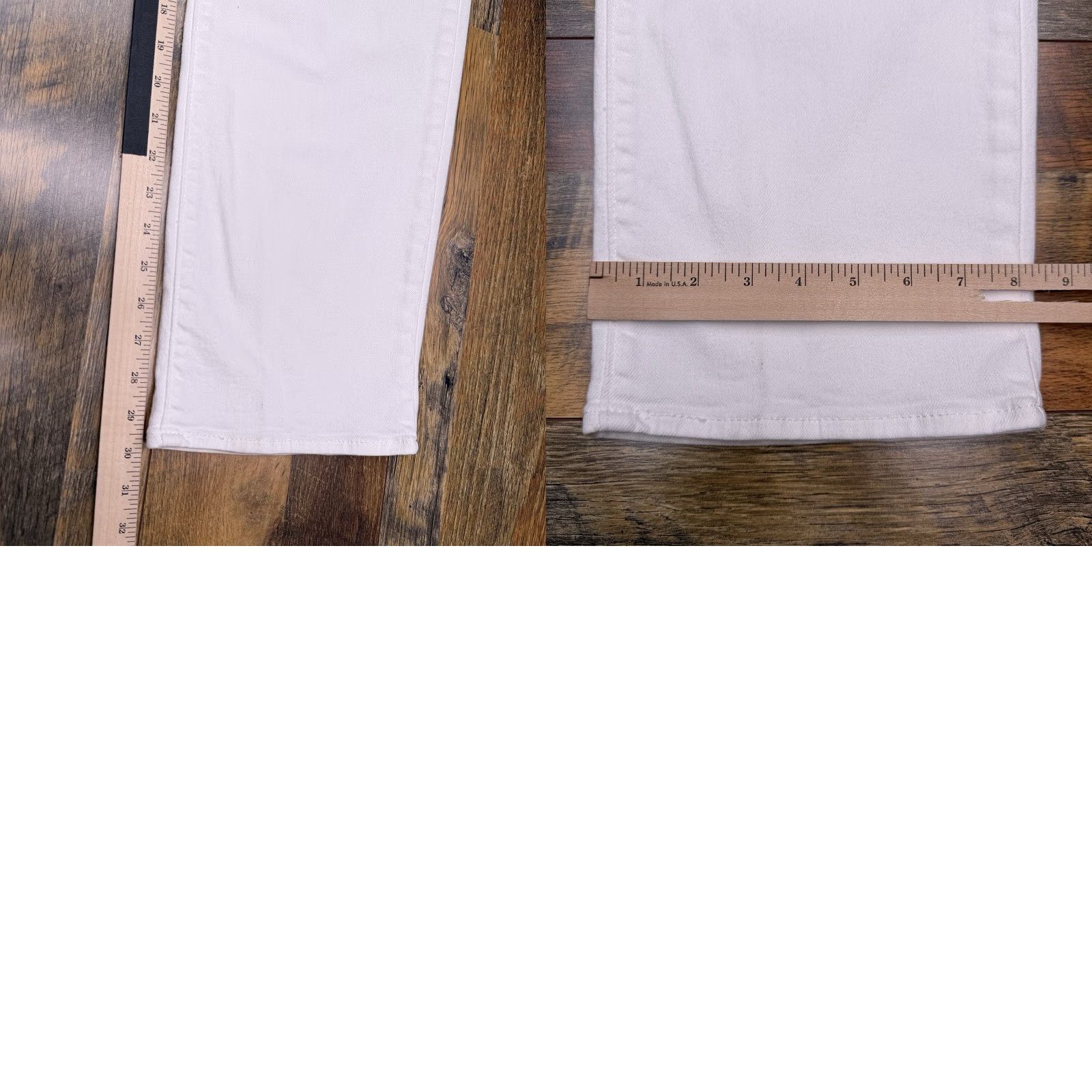 Levi's Levi's 414 Classic Straight Jeans Womens 18W White High Rise Stretch Size 40" / US 18 - 9 Thumbnail