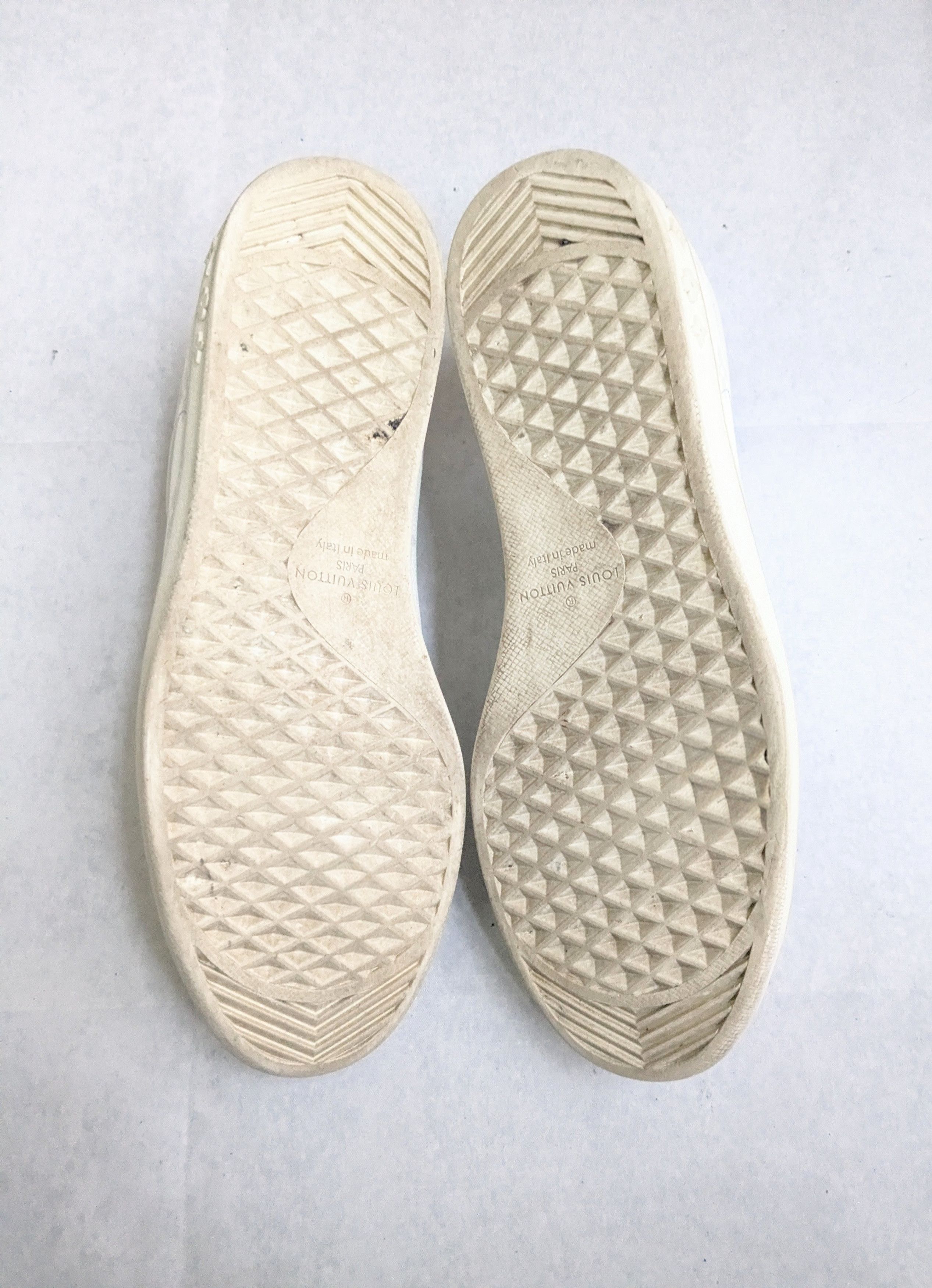 Louis Vuitton Louis Vuitton Sneakers White 11 Monogram Logo High Tops Size US 11 / EU 44 - 13 Thumbnail