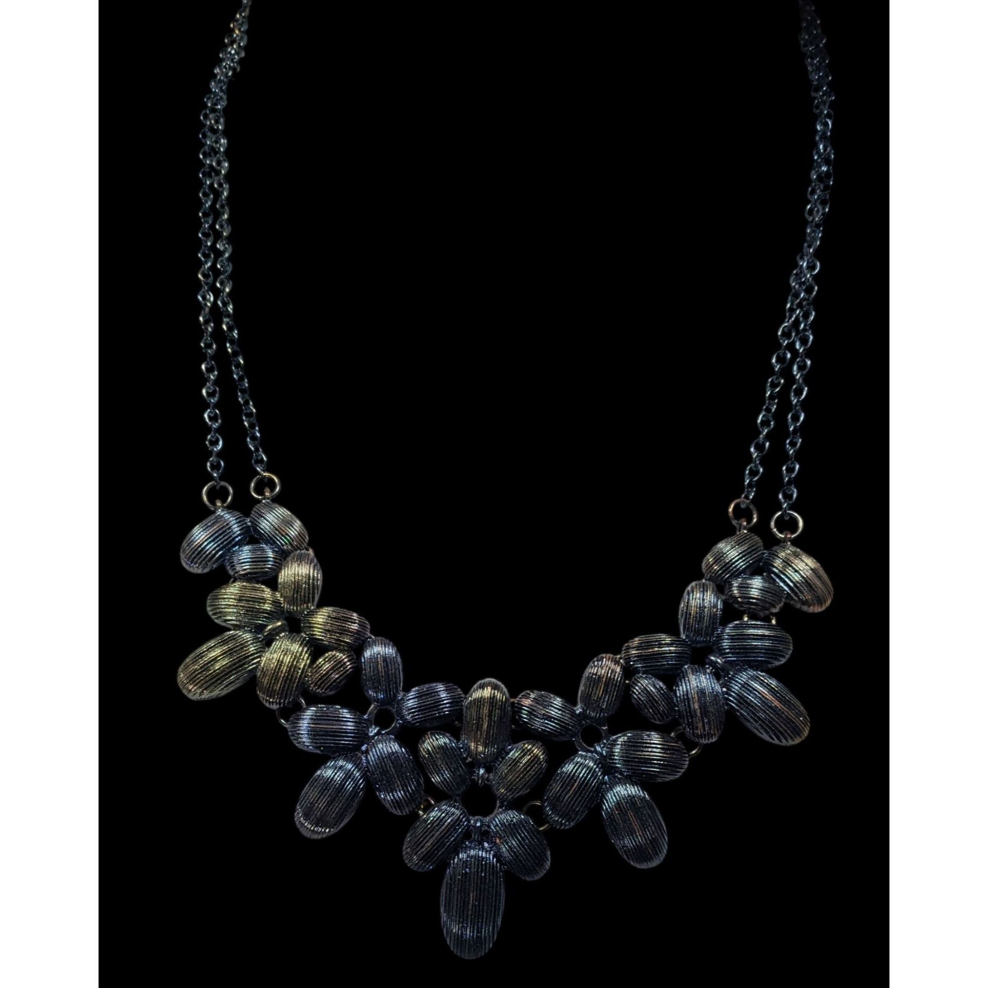 Other Vintage Dana Buchman Oil Slick Floral Wire Necklace Size ONE SIZE - 2 Thumbnail