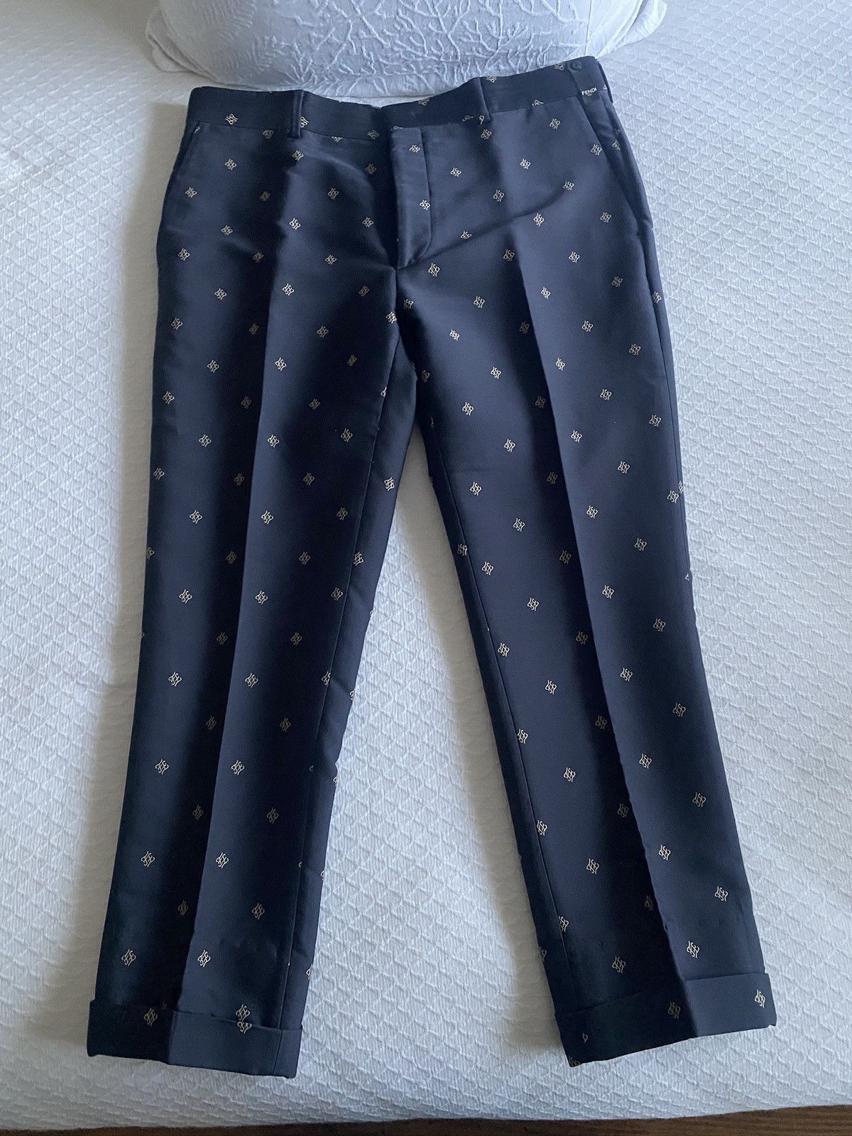 Fendi Fendi Monogram Trousers Size 52R - 1 Thumbnail