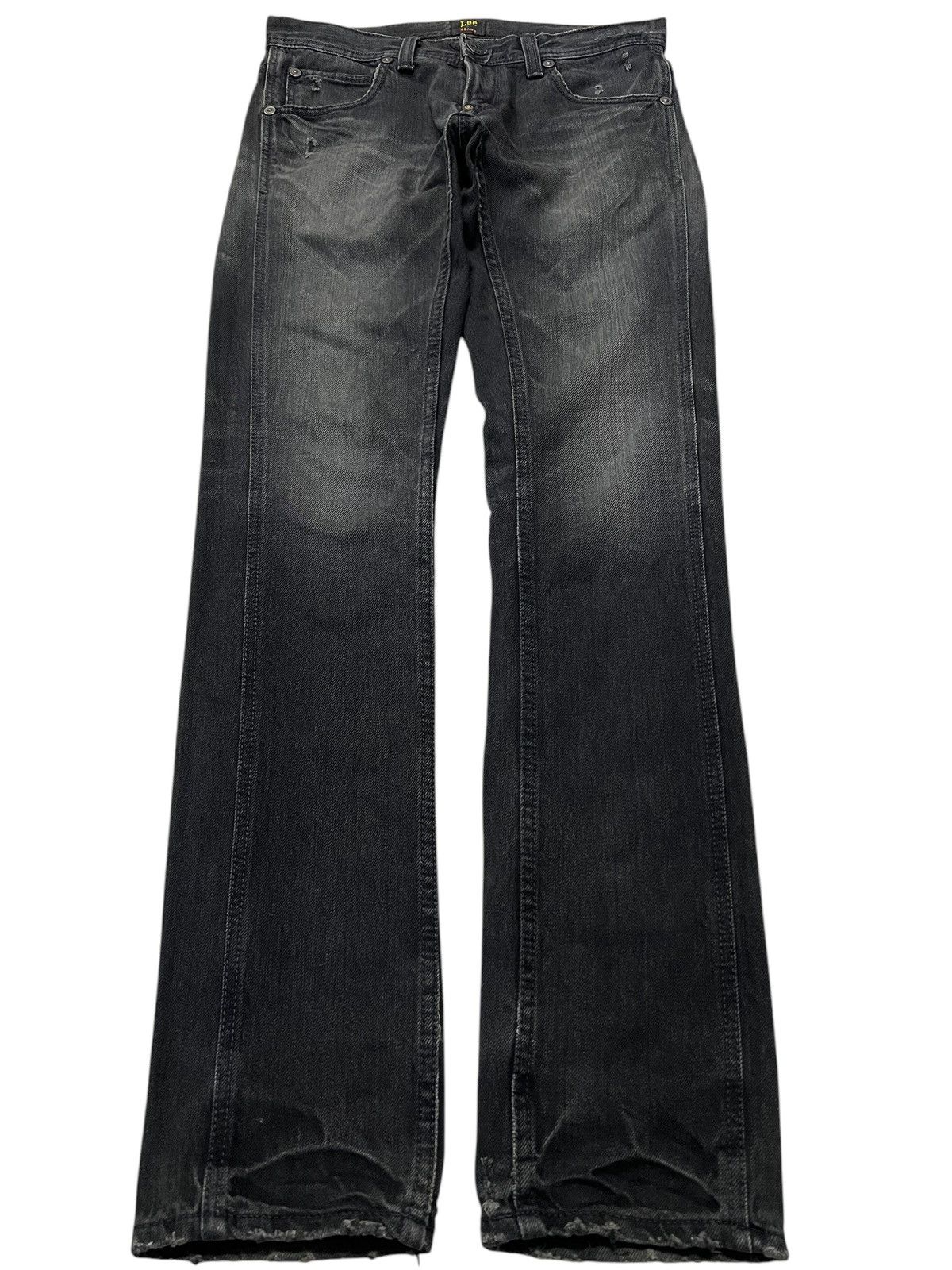 If Six Was Nine × Lee 🌈80s Lee Riders Beams Distress Ripped Zipper Jean Size US 30 / EU 46 - 1 Thumbnail