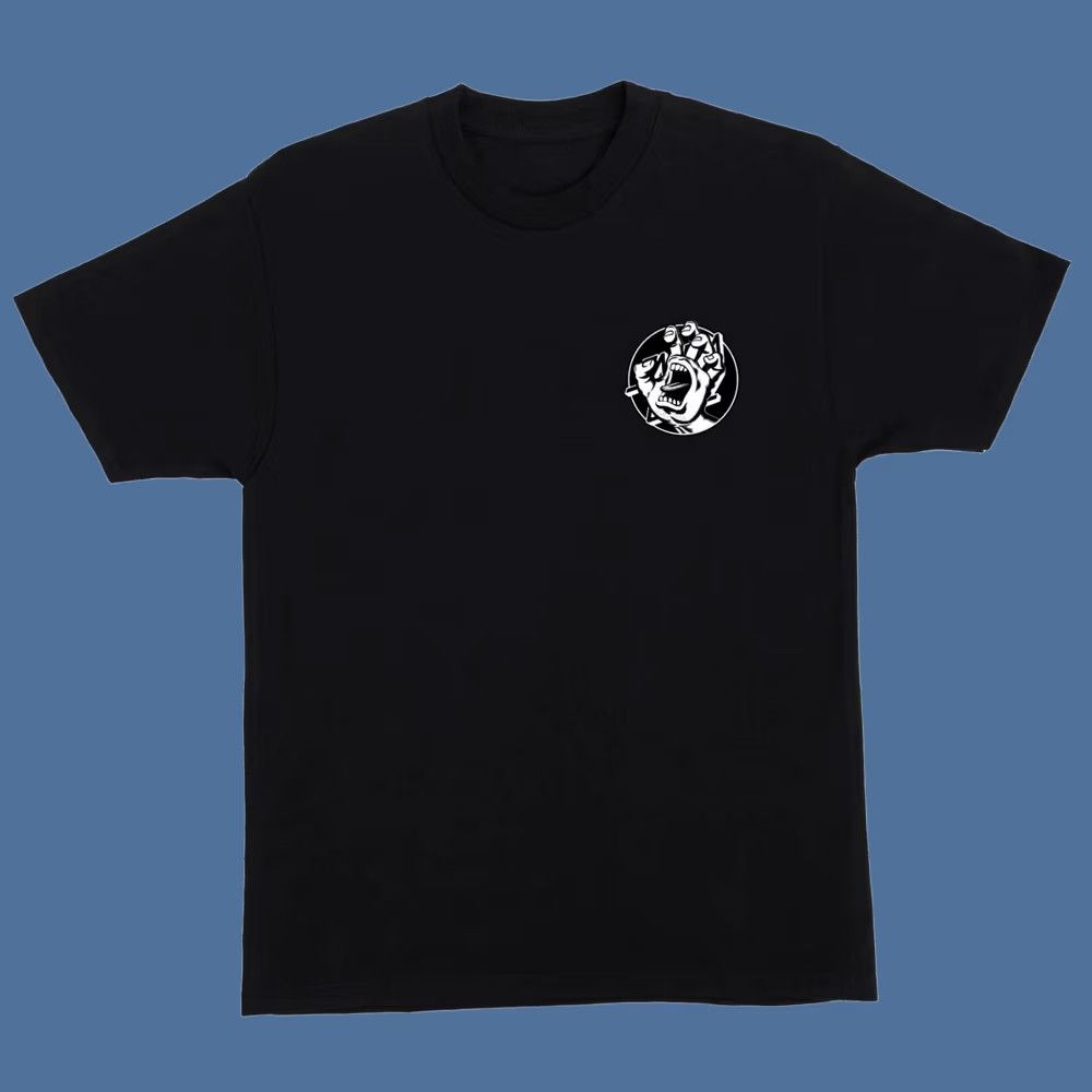 Vintage Brand New Santa Cruz Hand Dot T-Shirt Black Large Mens Shirt Size US L / EU 52-54 / 3 - 1 Thumbnail