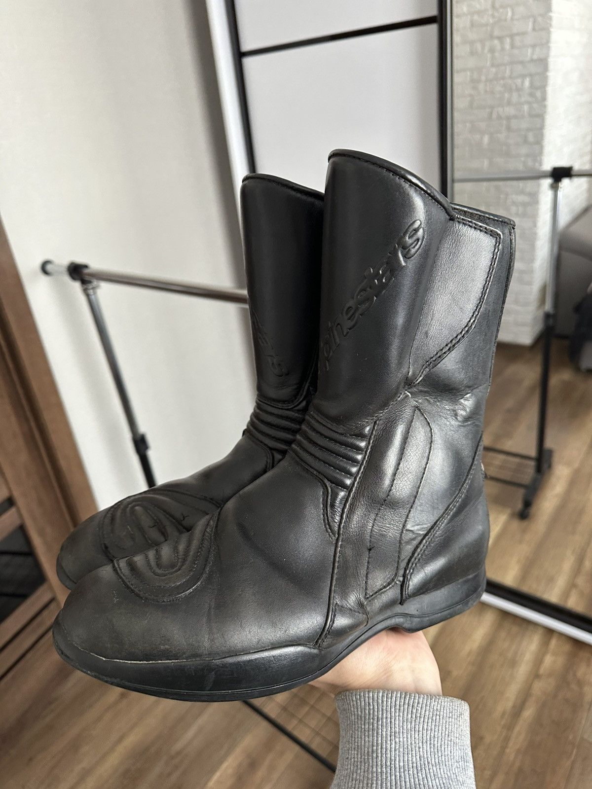 Alpinestars Alpinestars Leather High Top Moto Boots Shoes Size US 8 / EU 41 - 3 Thumbnail