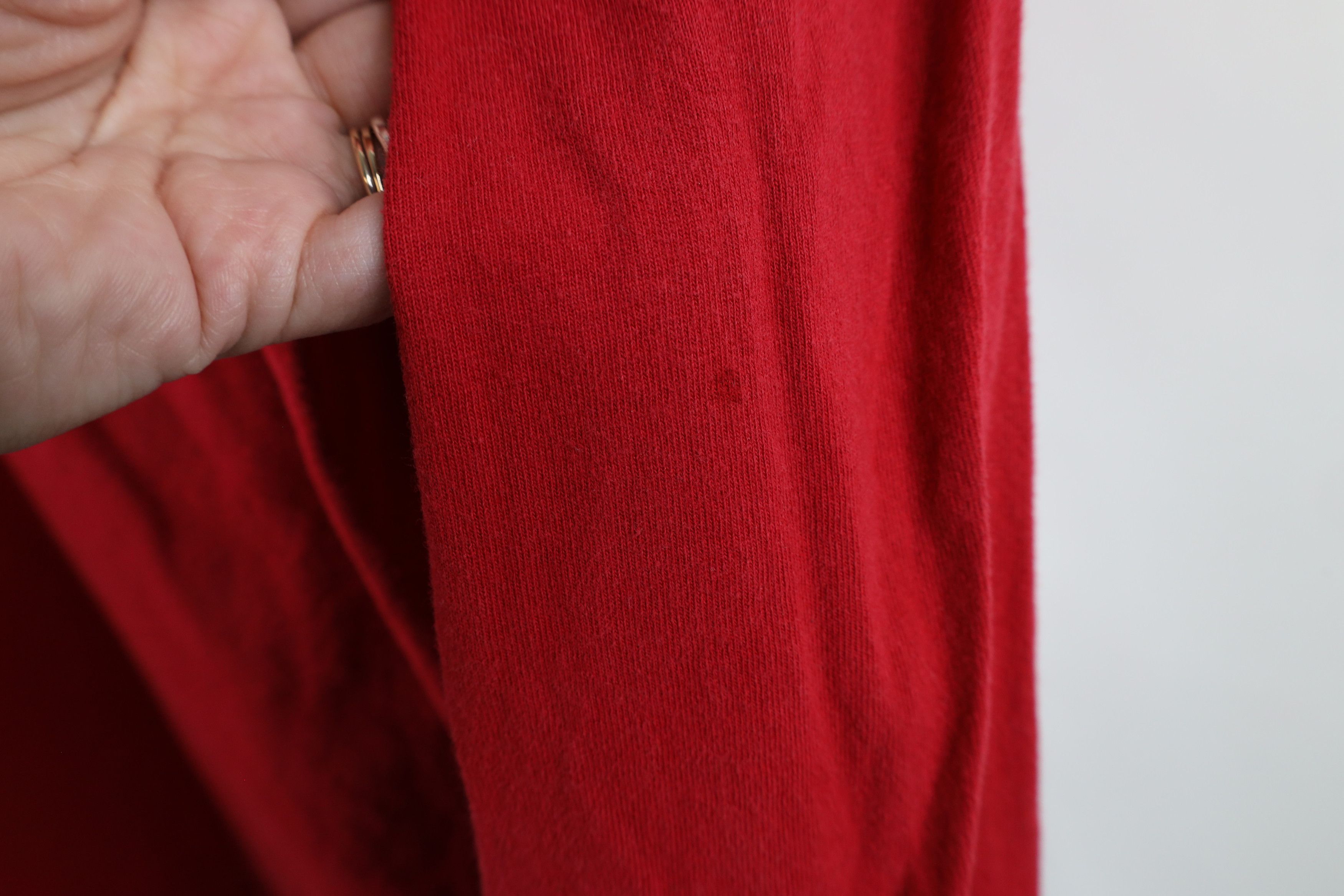 Nautica × Vintage Vintage 90s Nautica Out Striped Long Sleeve T-Shirt Red Size US XL / EU 56 / 4 - 8 Thumbnail