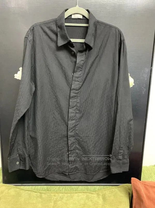 Dior Dior Men's Black Silk Blend Long Sleeve Shirt . Size US S / EU 44-46 / 1 - 2 Thumbnail