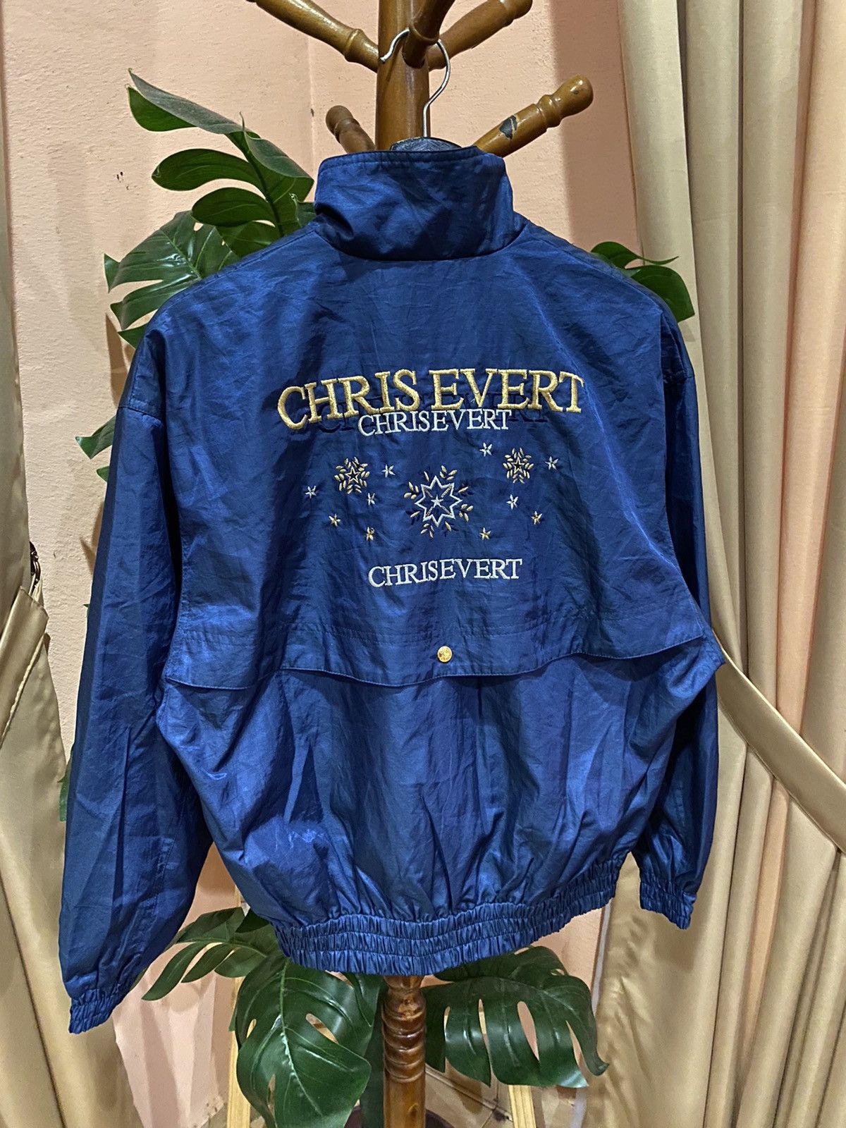 Japanese Brand Chris Evert Blue Lightweight Jacket – Stylish Vintage Size US M / EU 48-50 / 2 - 3 Thumbnail