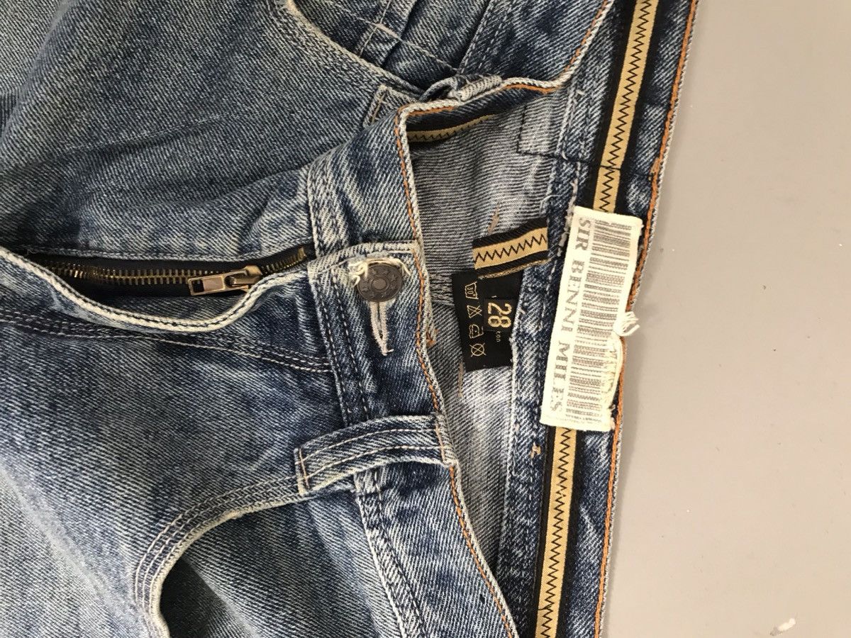 JNCO × Southpole × Vintage Vintage sir Benny miles crown embroidered denim Size US 29 - 7 Thumbnail